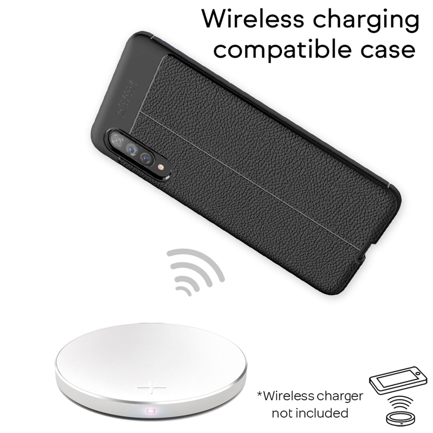 NALIA símahulstur fyrir Samsung Galaxy A90 5G, stílhreint leðurhulstur