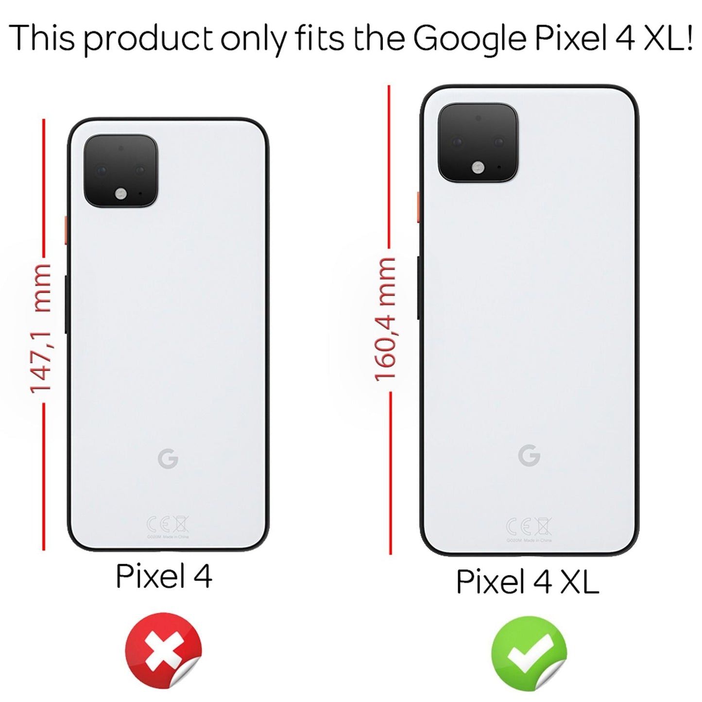 NALIA Ring símahulstur fyrir Google Pixel 4 XL, hulstur með segulfestingu