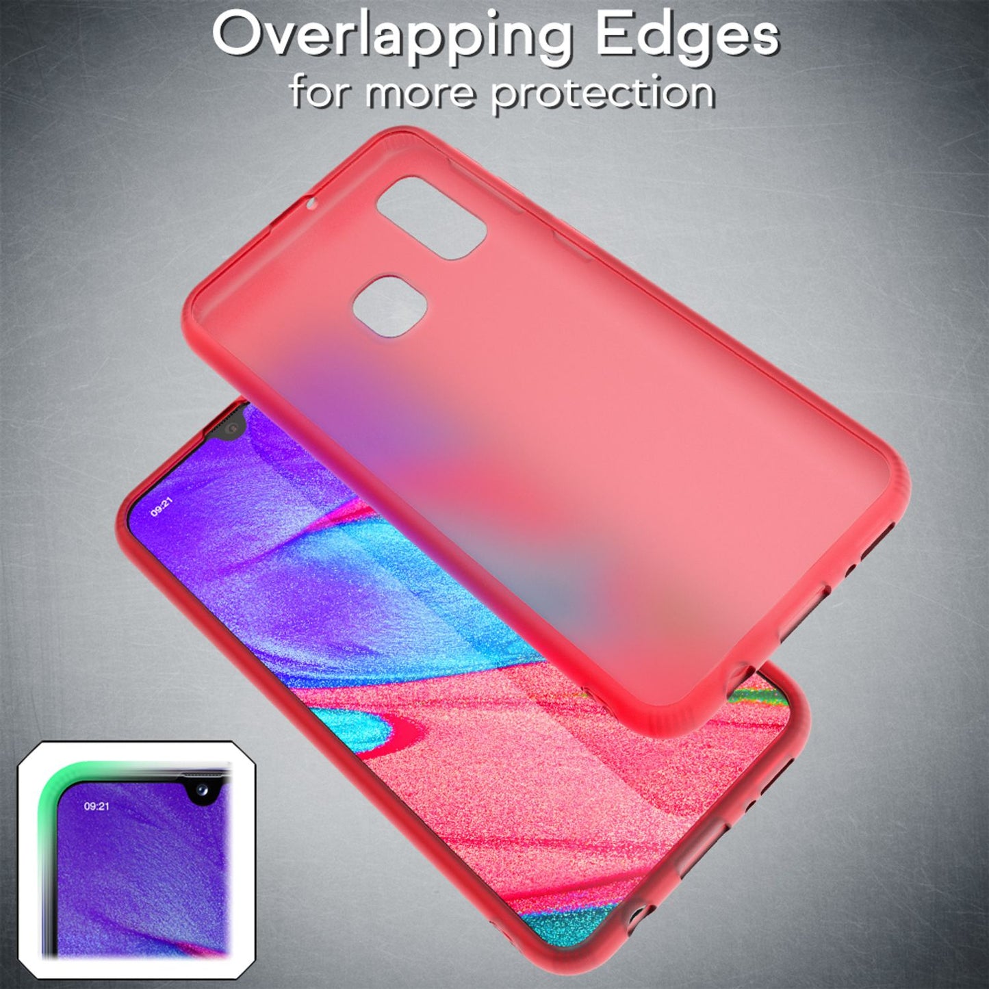 NALIA Mobile Phone Case for Samsung Galaxy A20e, Slim Protective Bag Case Bumper Pouch