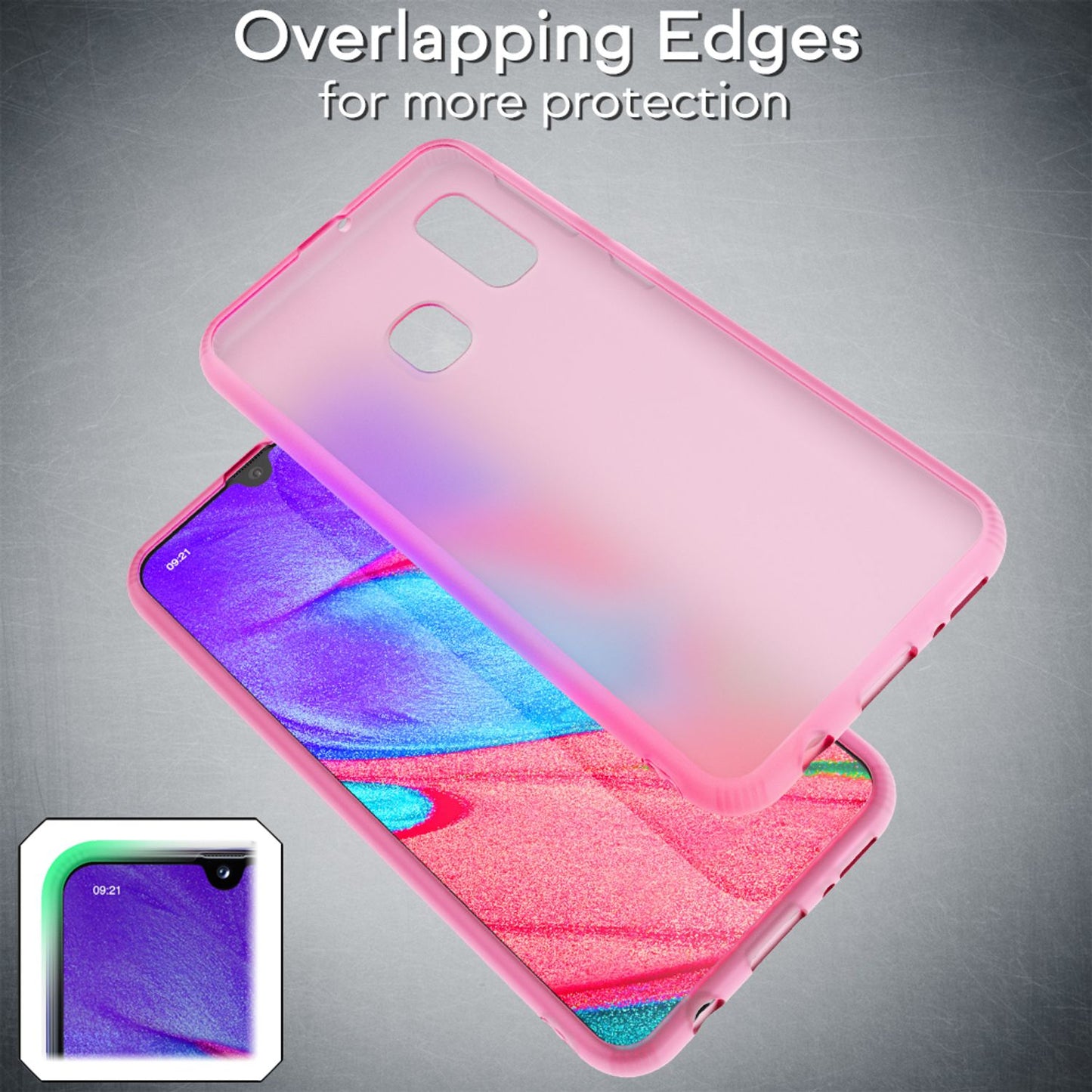 NALIA Mobile Phone Case for Samsung Galaxy A20e, Slim Protective Bag Case Bumper Pouch