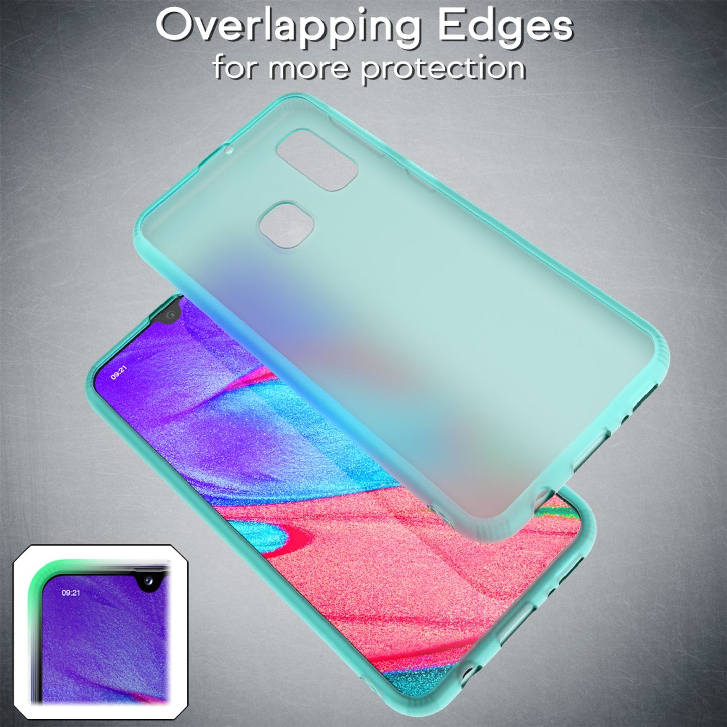 NALIA Mobile Phone Case for Samsung Galaxy A40, Slim Protective Bag Case Bumper Pouch