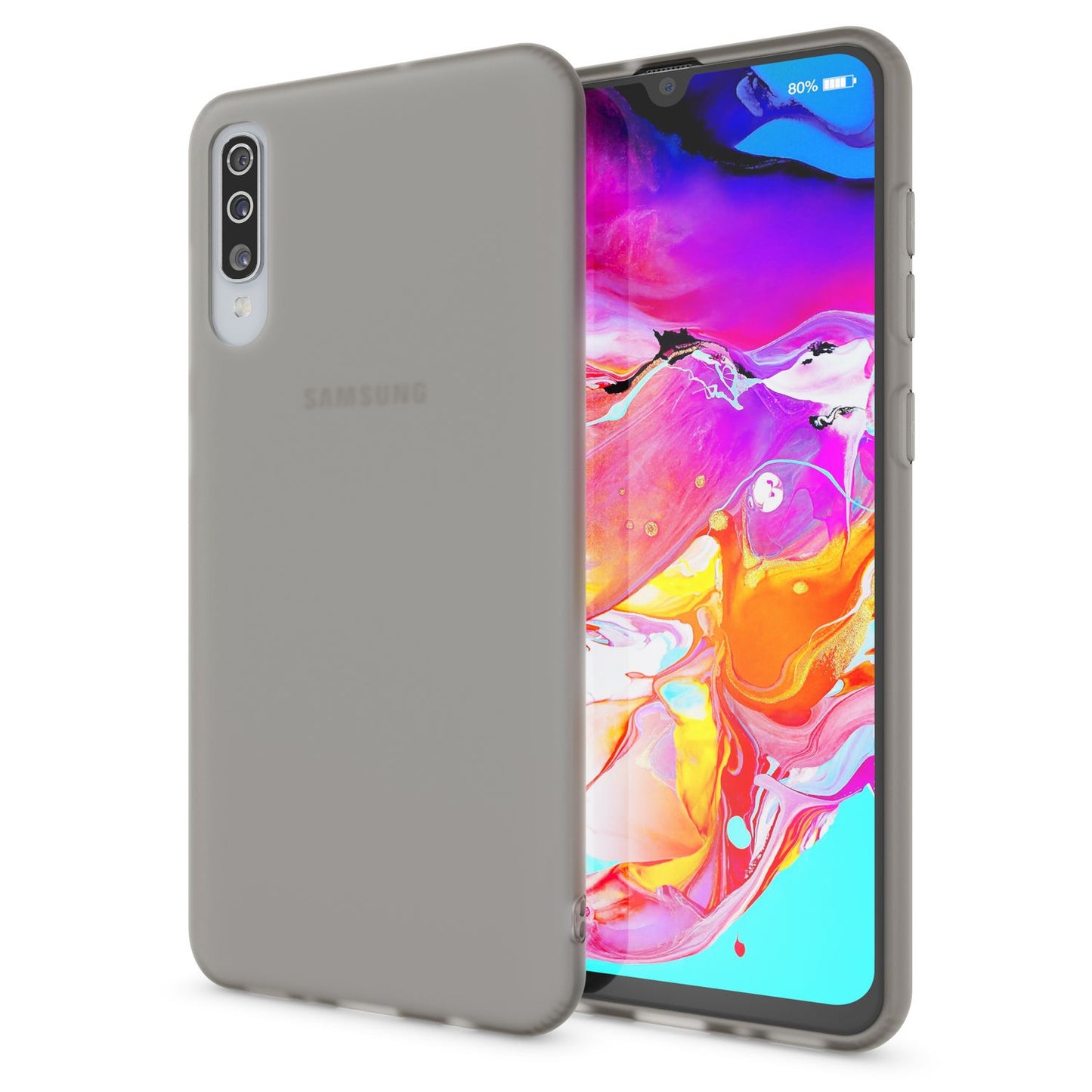 NALIA farsímahulstur fyrir Samsung Galaxy A70, þunnt verndandi hulstur með stuðara og veski