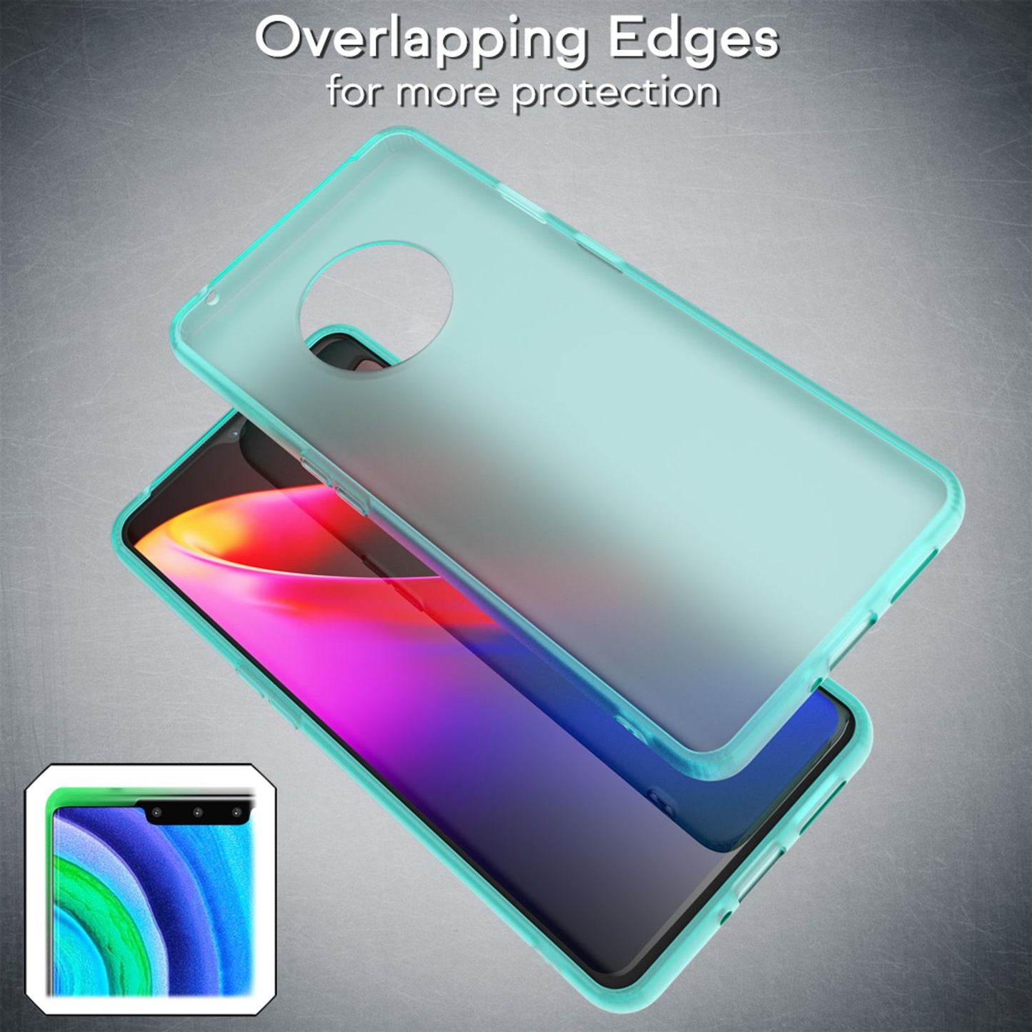 NALIA Mobile Phone Case for Huawei Mate 30 Pro, Slim Protective Bag Case Bumper Pouch