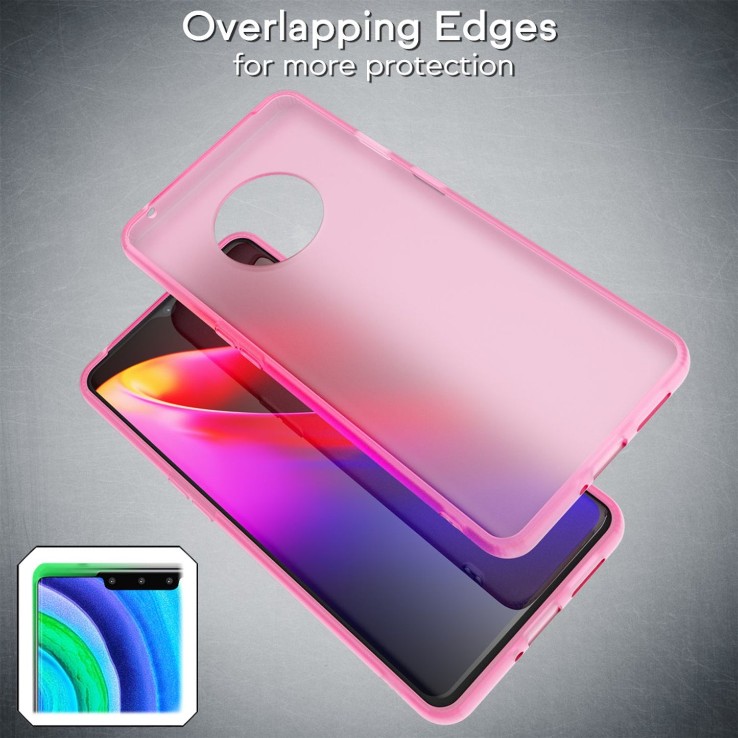 NALIA Mobile Phone Case for Huawei Mate 30 Pro, Slim Protective Bag Case Bumper Pouch