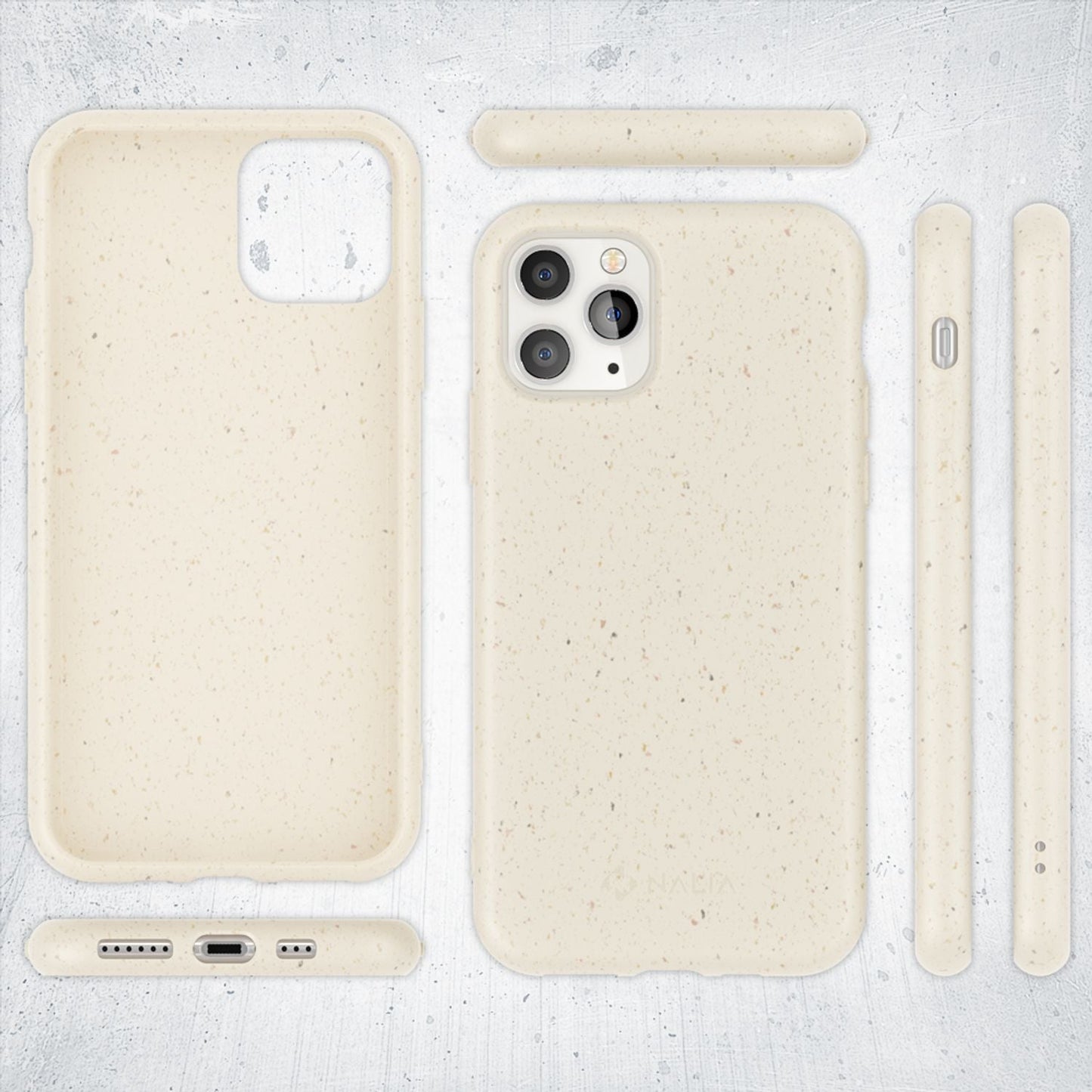 NALIA Bio Phone Case for iPhone 11 Pro Max, Sustainably Biodegradable Eco Case Cover
