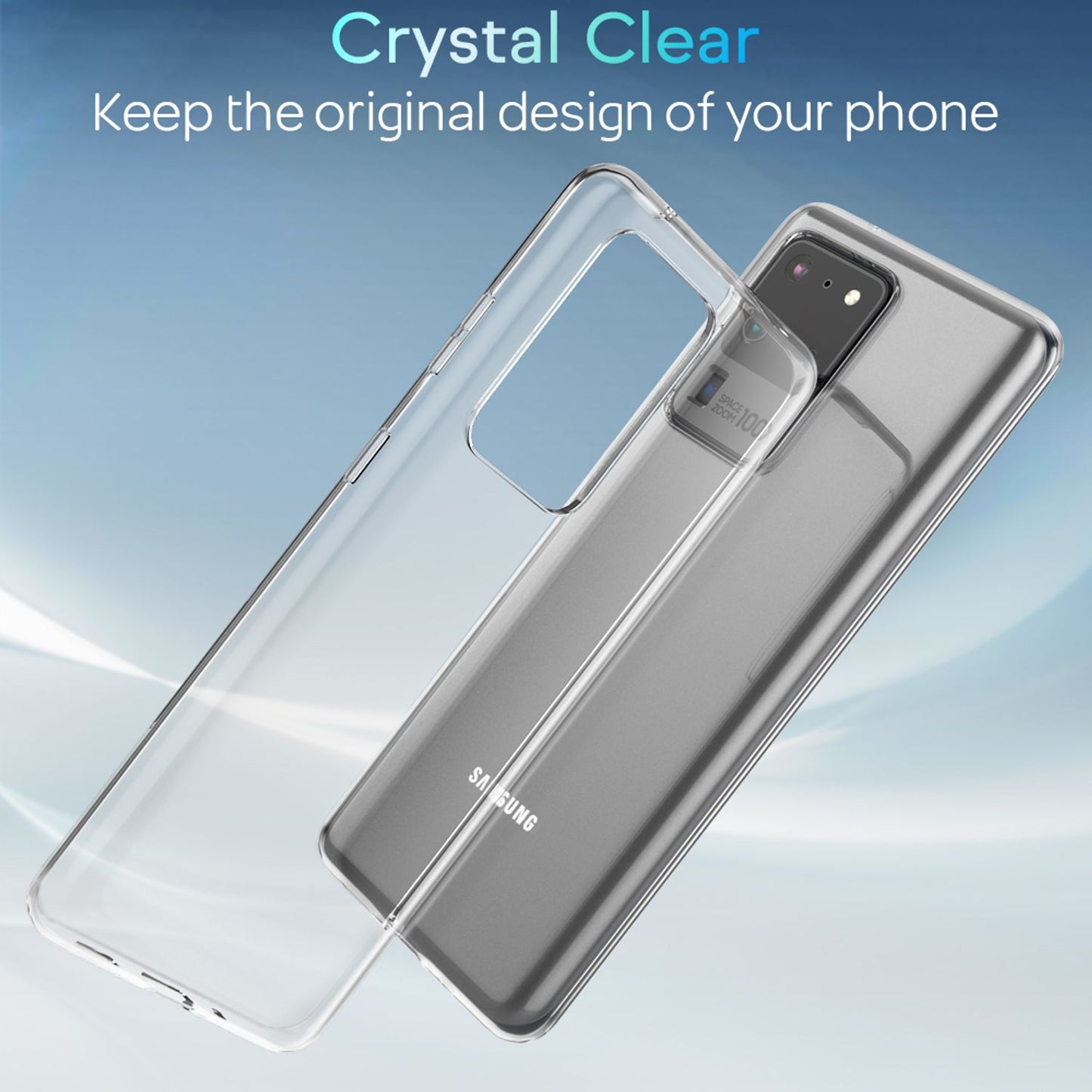 NALIA Phone Case for Samsung Galaxy S20 Ultra, Silicone Protective Case Cover