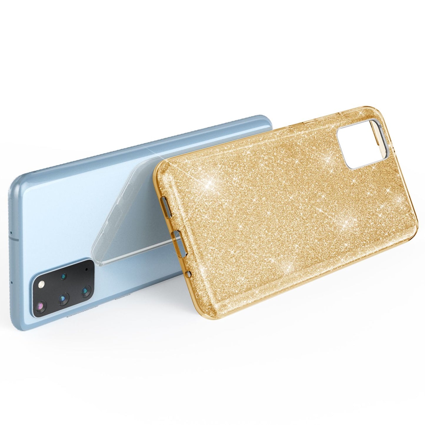 NALIA Glitter Case for Samsung Galaxy S20 Plus, Diamond Protective Case Phone Case