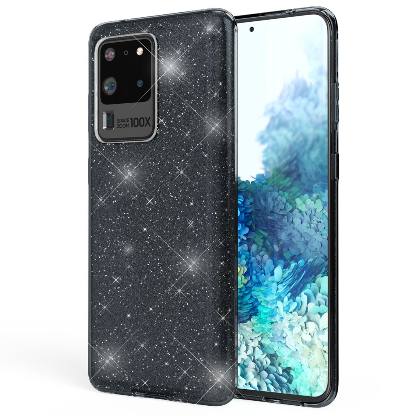 NALIA Glitter Case for Samsung Galaxy S20 Ultra, Diamond Protective Bumper Case