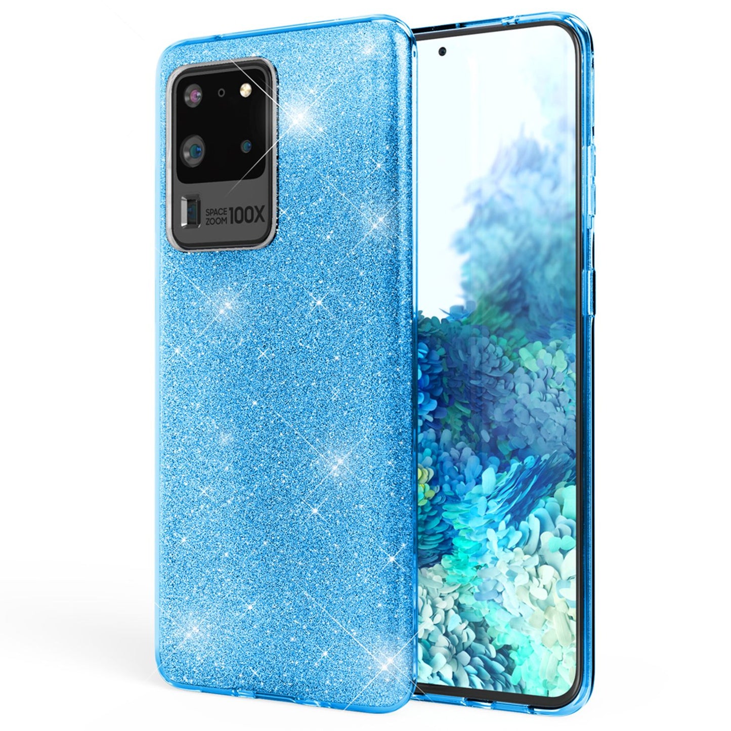 NALIA Glitter Case for Samsung Galaxy S20 Ultra, Diamond Protective Bumper Case