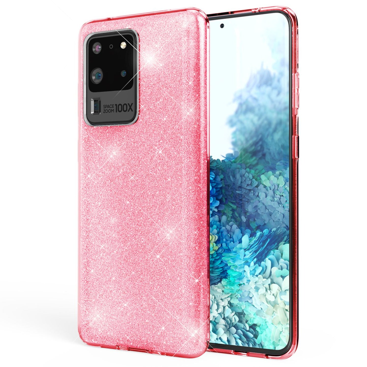 NALIA Glitter Case for Samsung Galaxy S20 Ultra, Diamond Protective Bumper Case