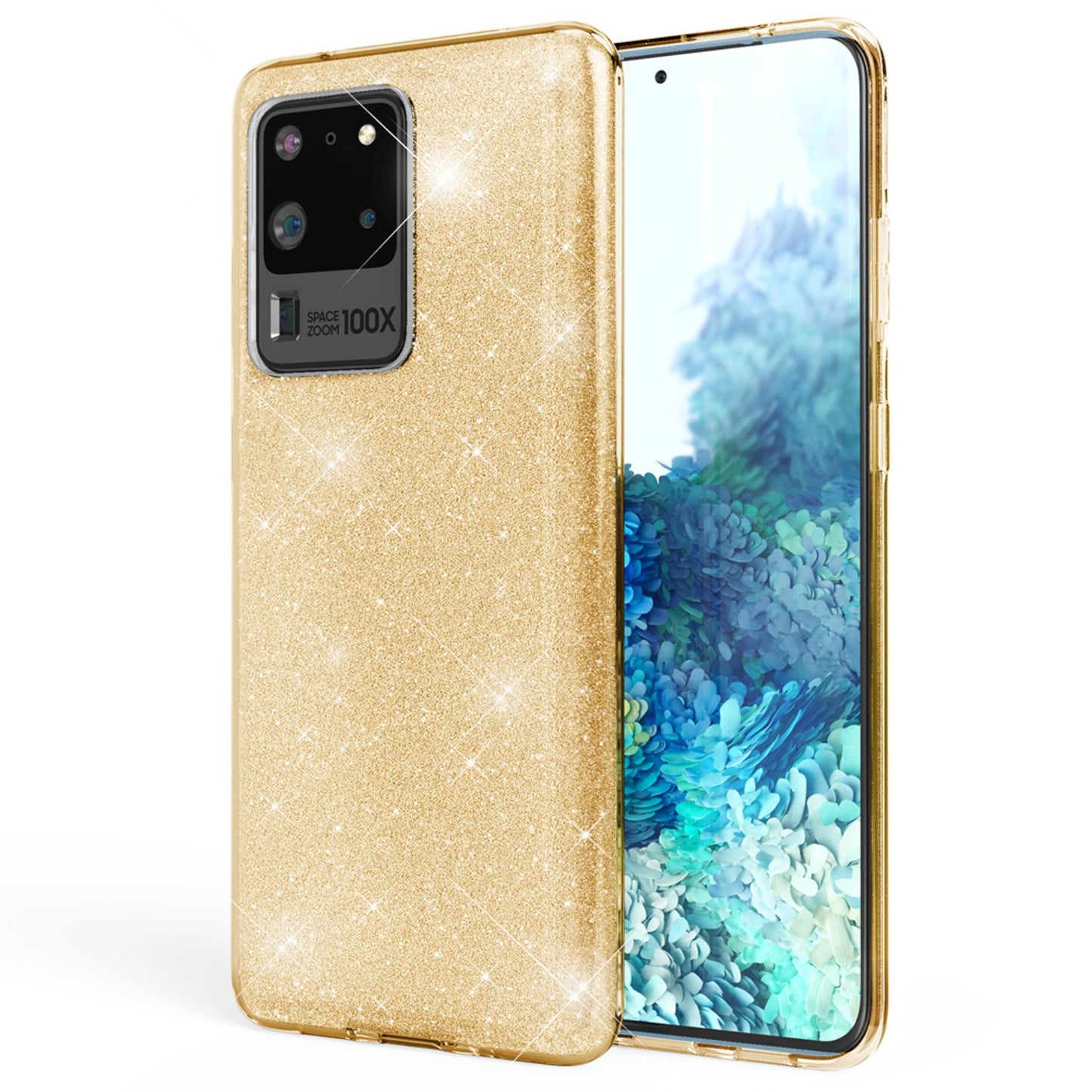 NALIA Glitter Case for Samsung Galaxy S20 Ultra, Diamond Protective Bumper Case