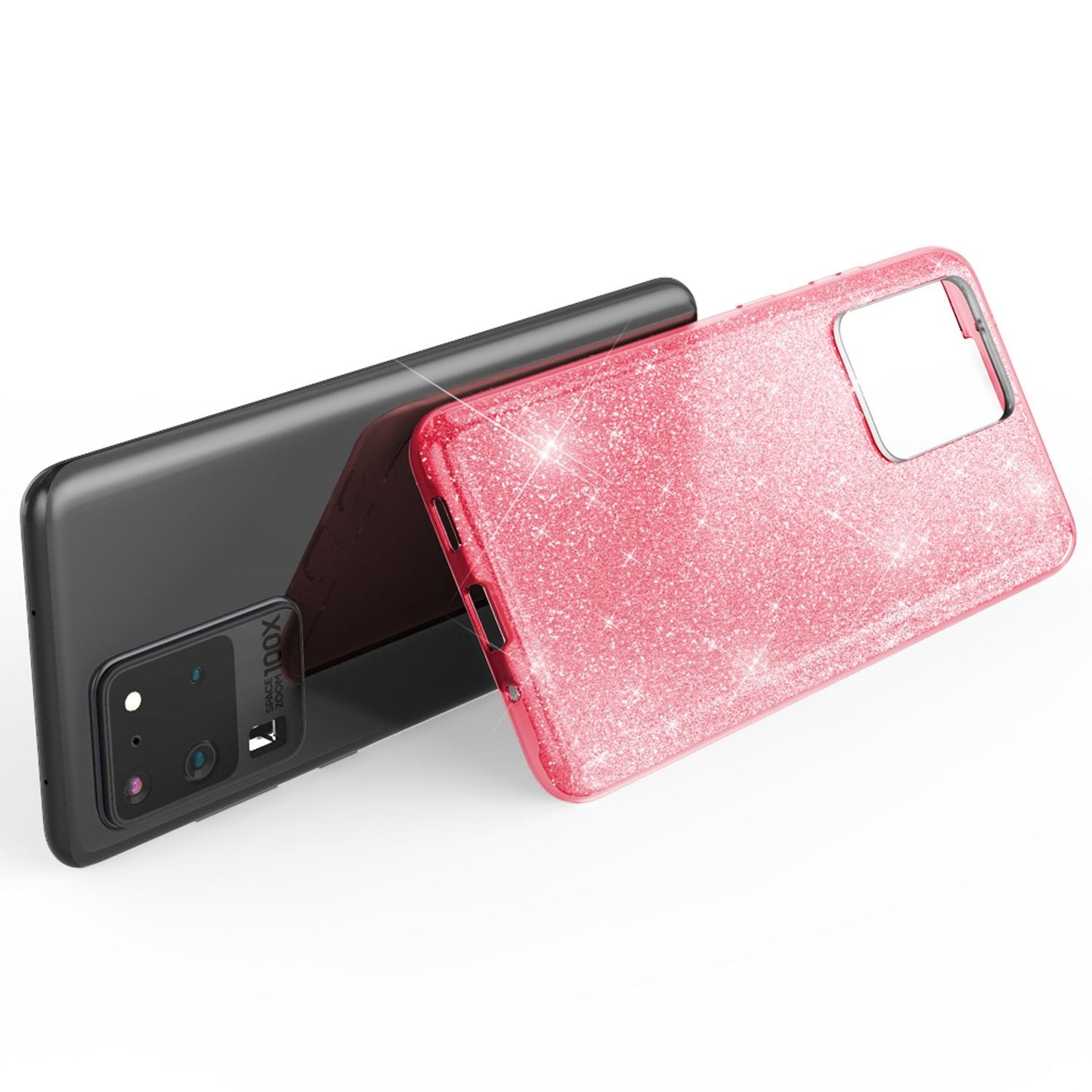 NALIA Glitter Case for Samsung Galaxy S20 Ultra, Diamond Protective Bumper Case