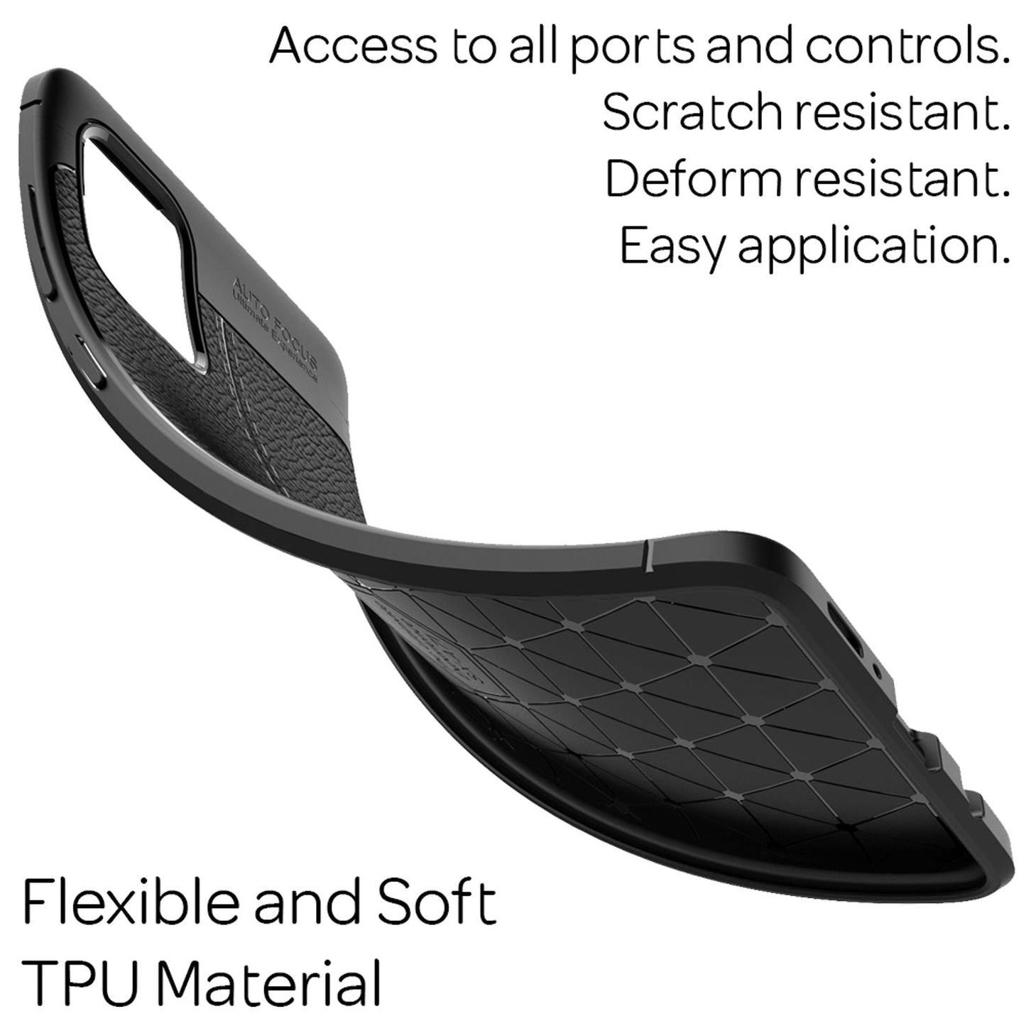 NALIA Design Case für Samsung Galaxy A51 Hülle, Leder Optik Stylische Handyhülle