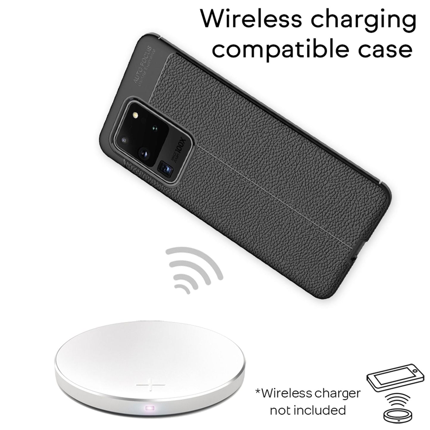 NALIA phone case for Samsung Galaxy S20 Ultra, leather look phone case/pouch