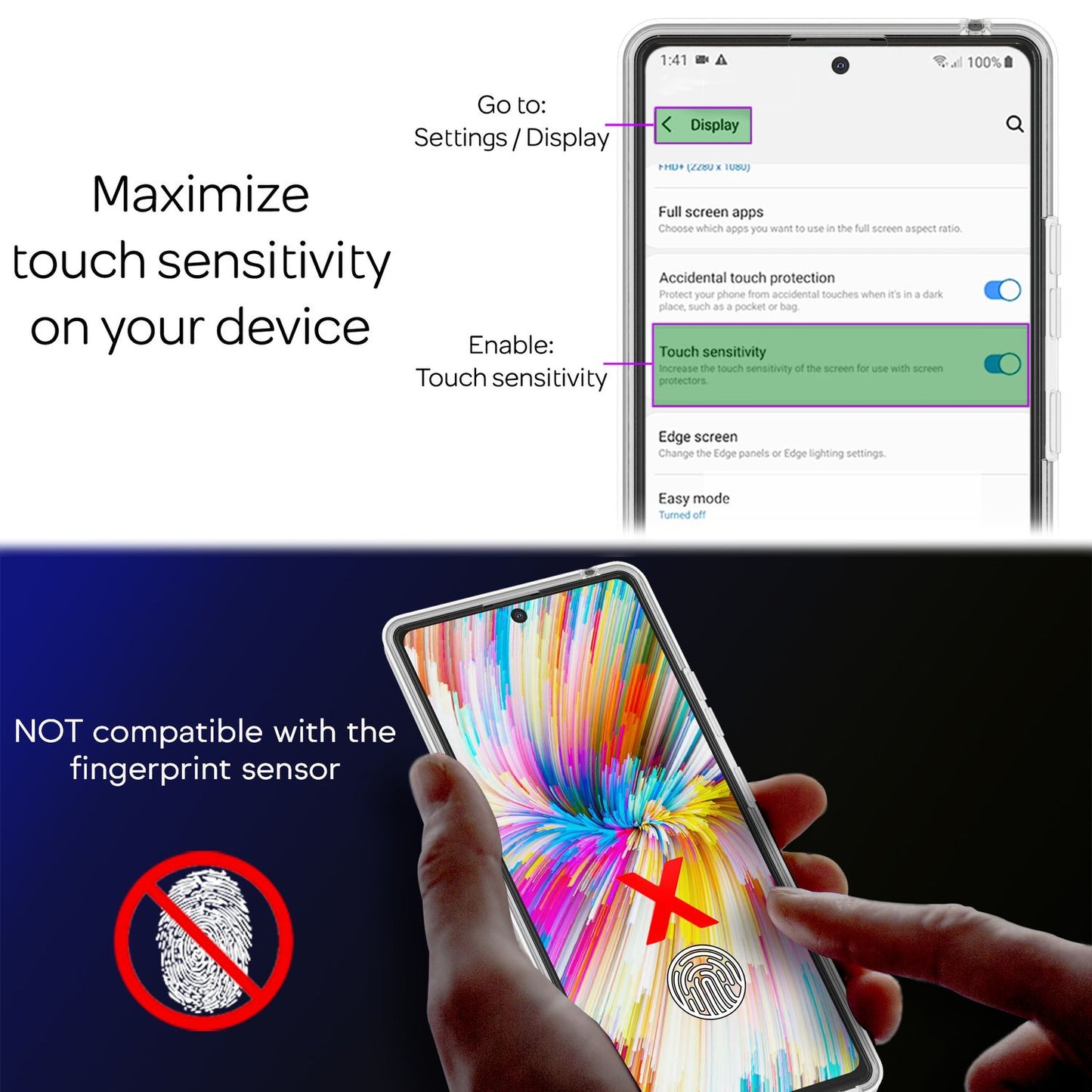 NALIA 360 Degree Phone Case Compatible with Samsung Galaxy S10 Lite, Full Cover