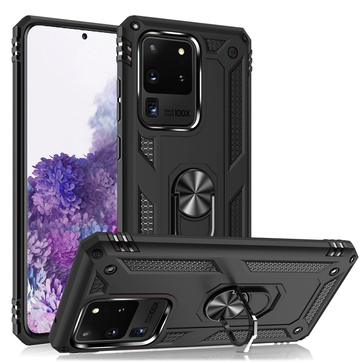 NALIA Ring Case fyrir Samsung Galaxy S20 Ultra, verndandi símahulstur