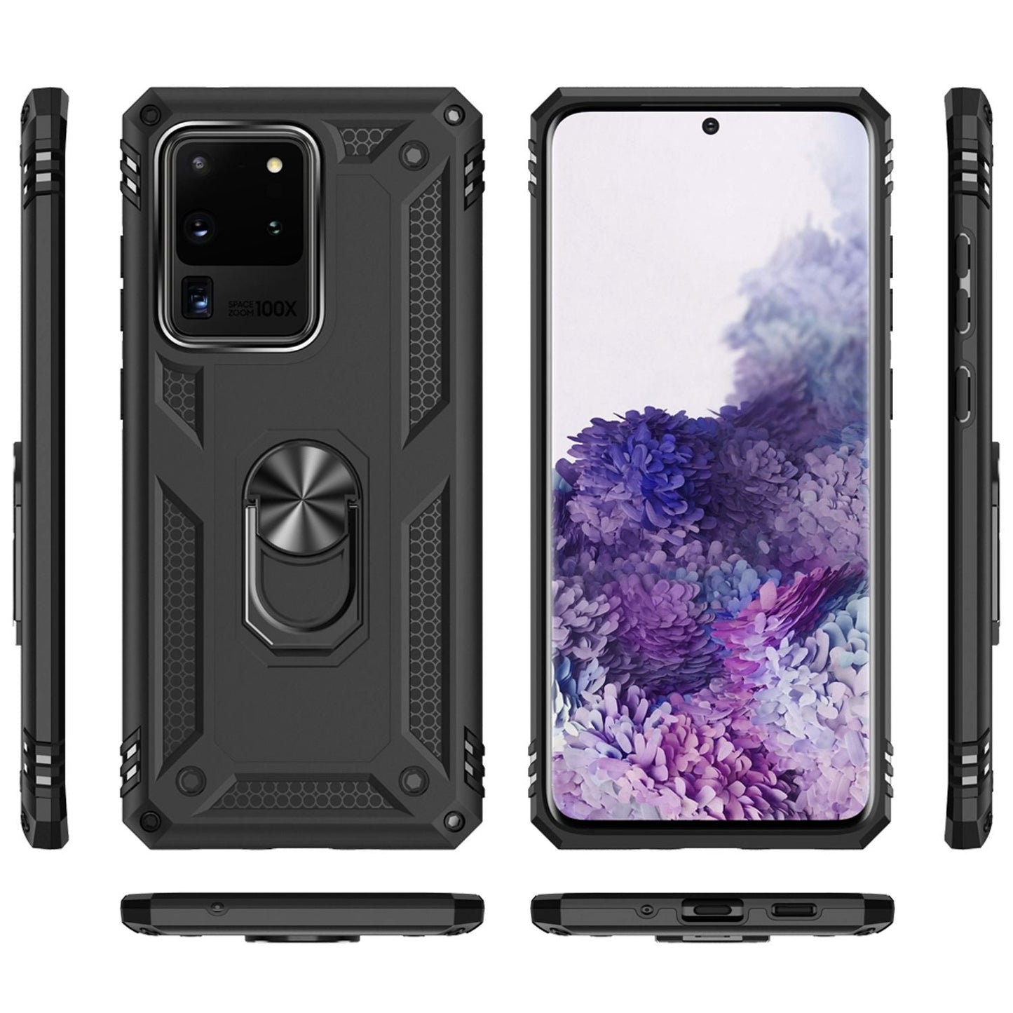 NALIA Ring Case fyrir Samsung Galaxy S20 Ultra, verndandi símahulstur