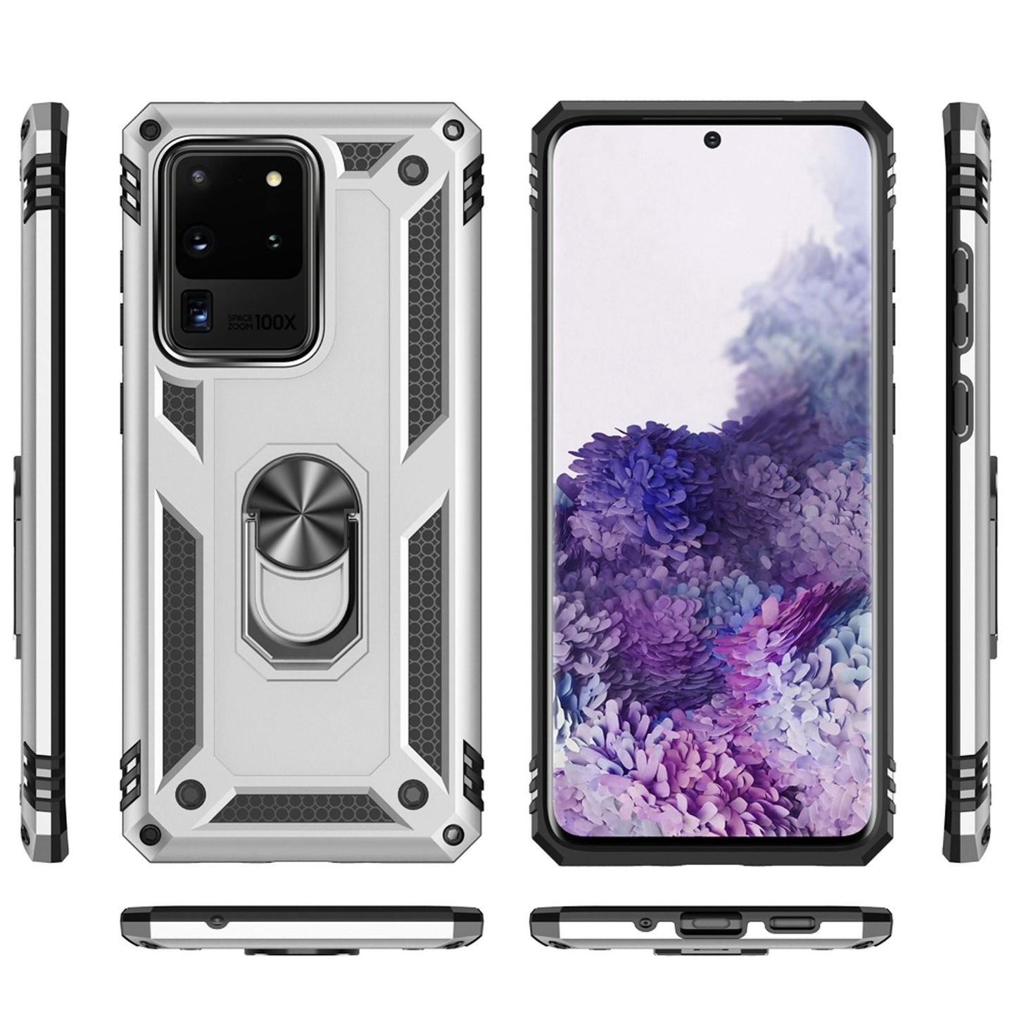 NALIA Ring Case fyrir Samsung Galaxy S20 Ultra, verndandi símahulstur