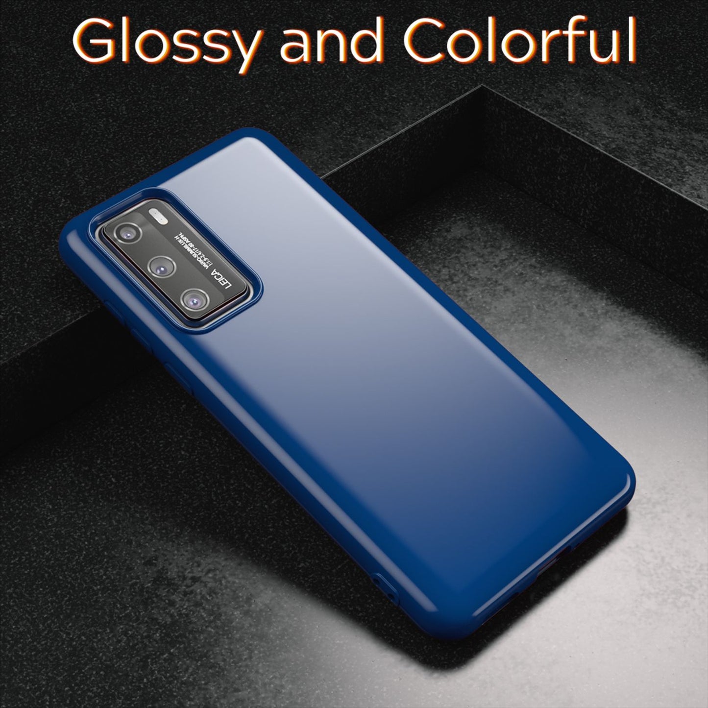 NALIA símahulstur fyrir Huawei P40, þunnt sílikonhlífðarhulstur úr TPU