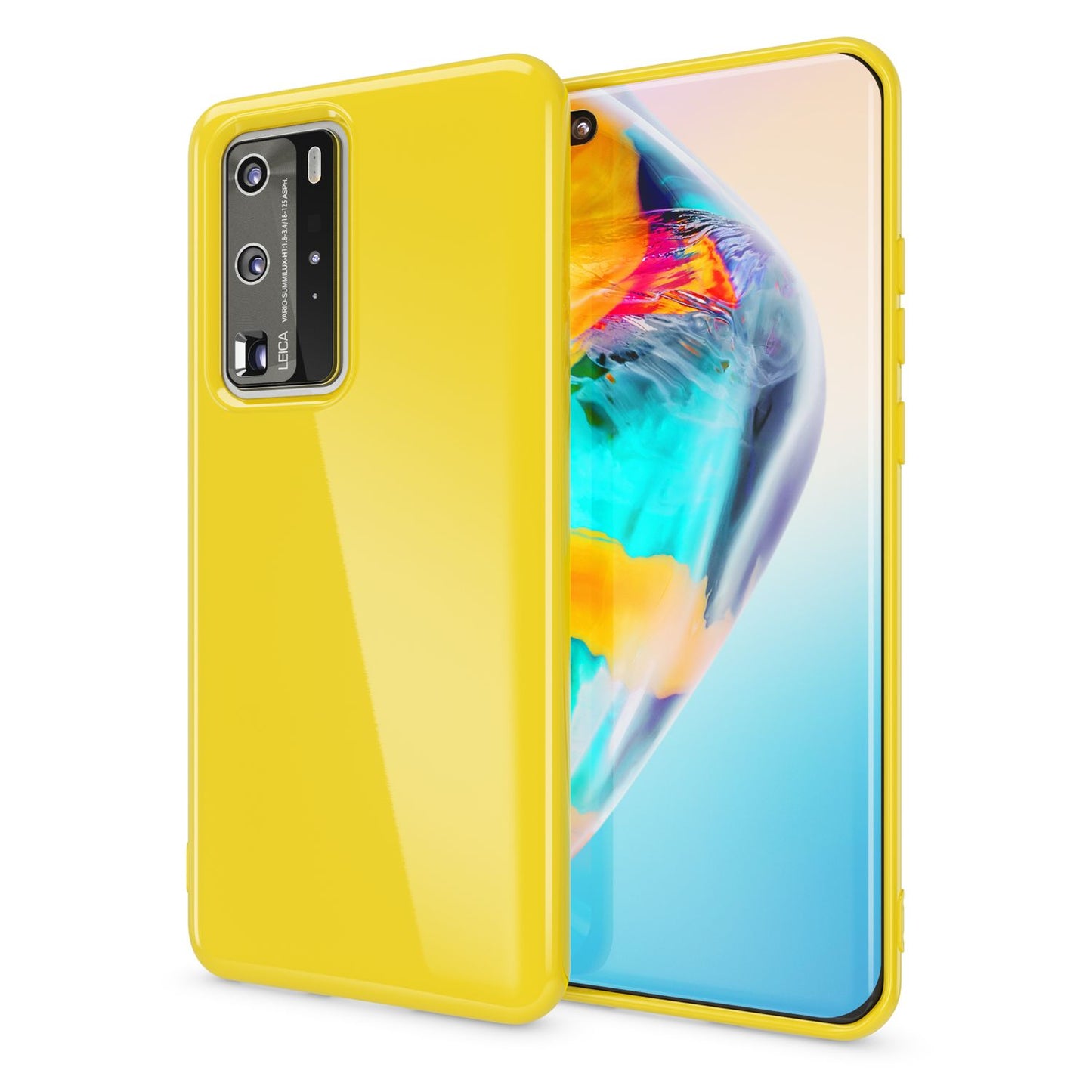 NALIA Phone Case for Huawei P40 Pro, Slim Silicone Protective Case Bumper Cover