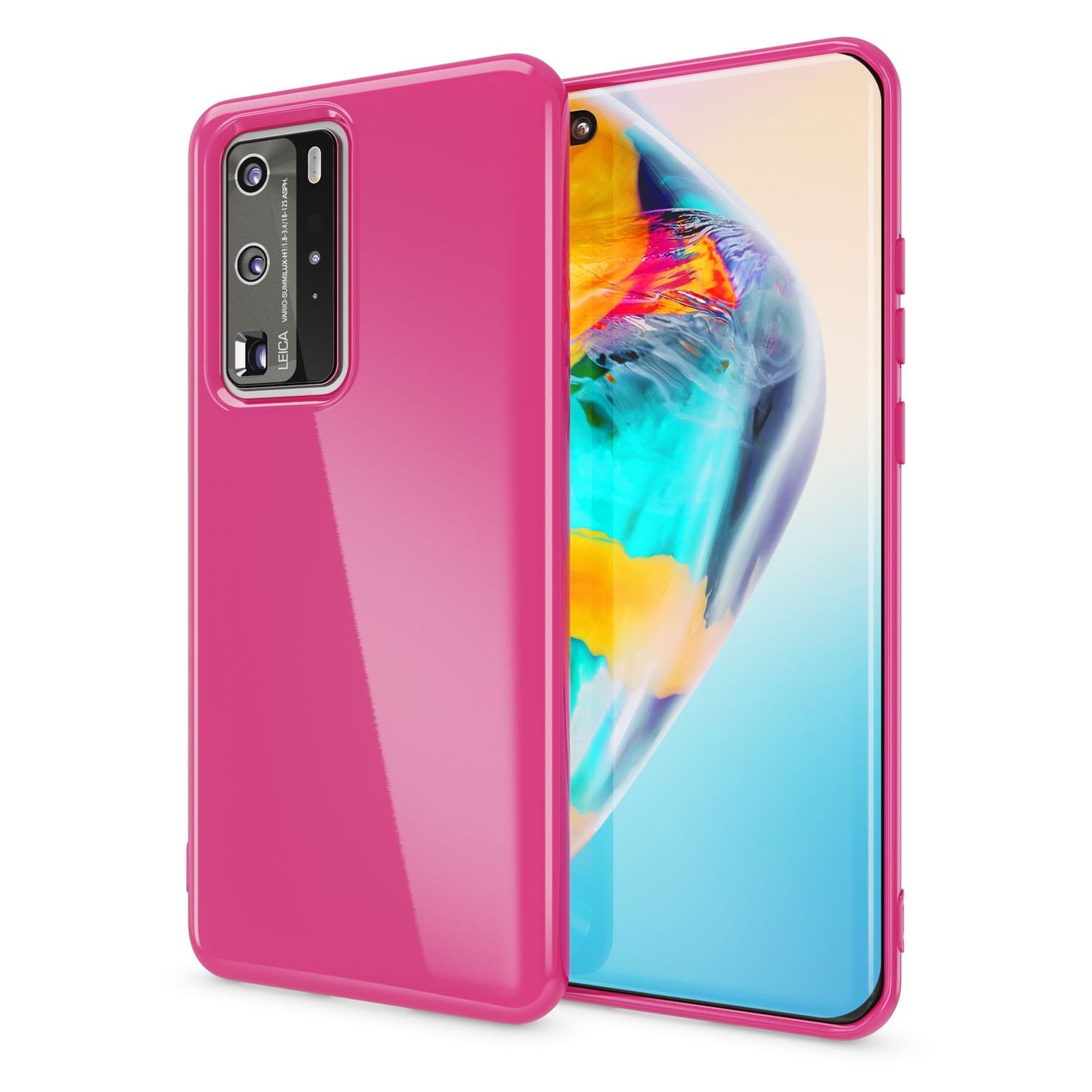 NALIA Phone Case for Huawei P40 Pro, Slim Silicone Protective Case Bumper Cover