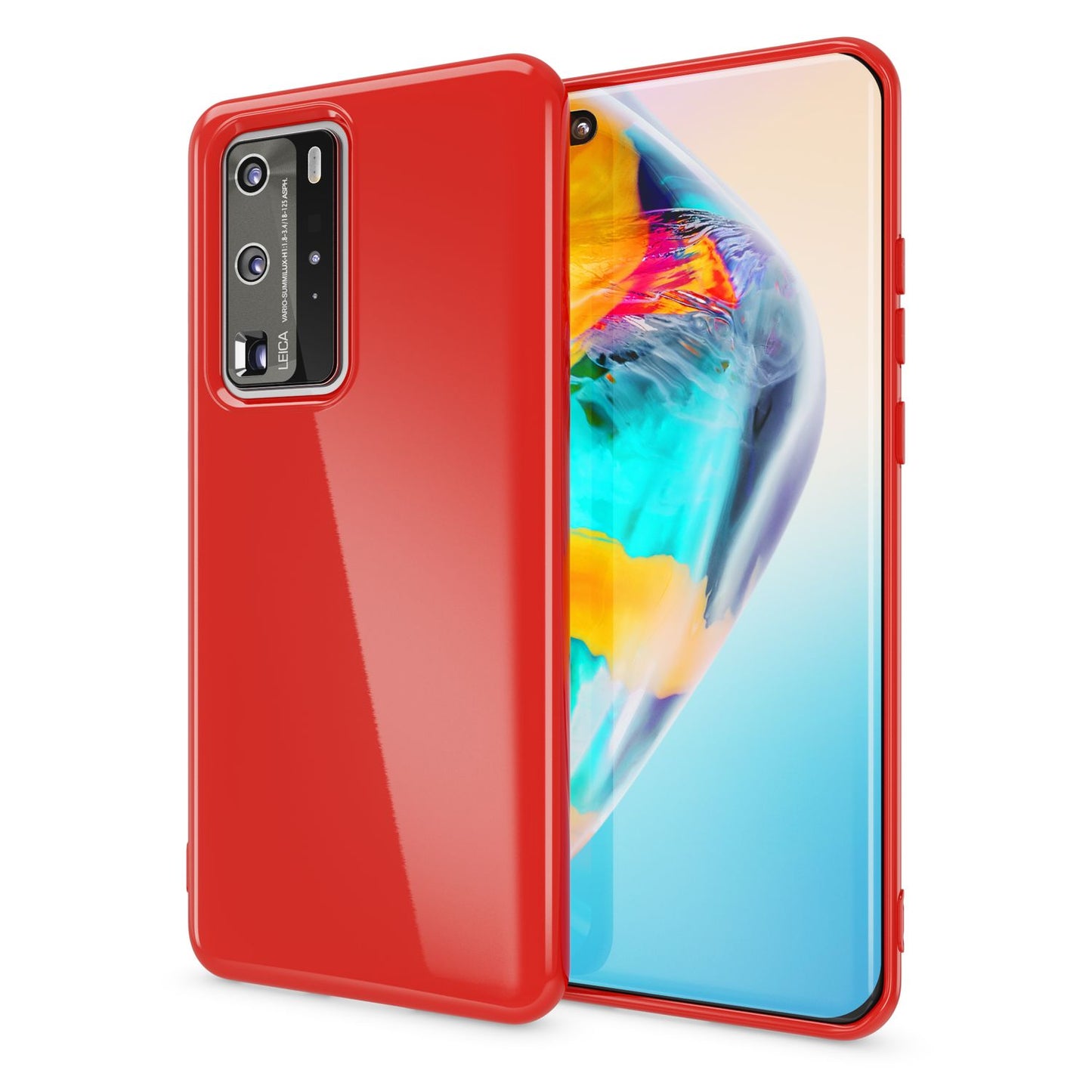 NALIA Phone Case for Huawei P40 Pro, Slim Silicone Protective Case Bumper Cover