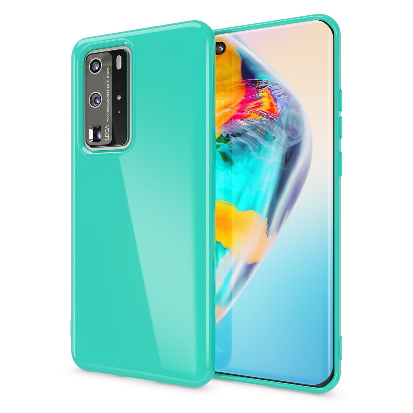 NALIA Phone Case for Huawei P40 Pro, Slim Silicone Protective Case Bumper Cover