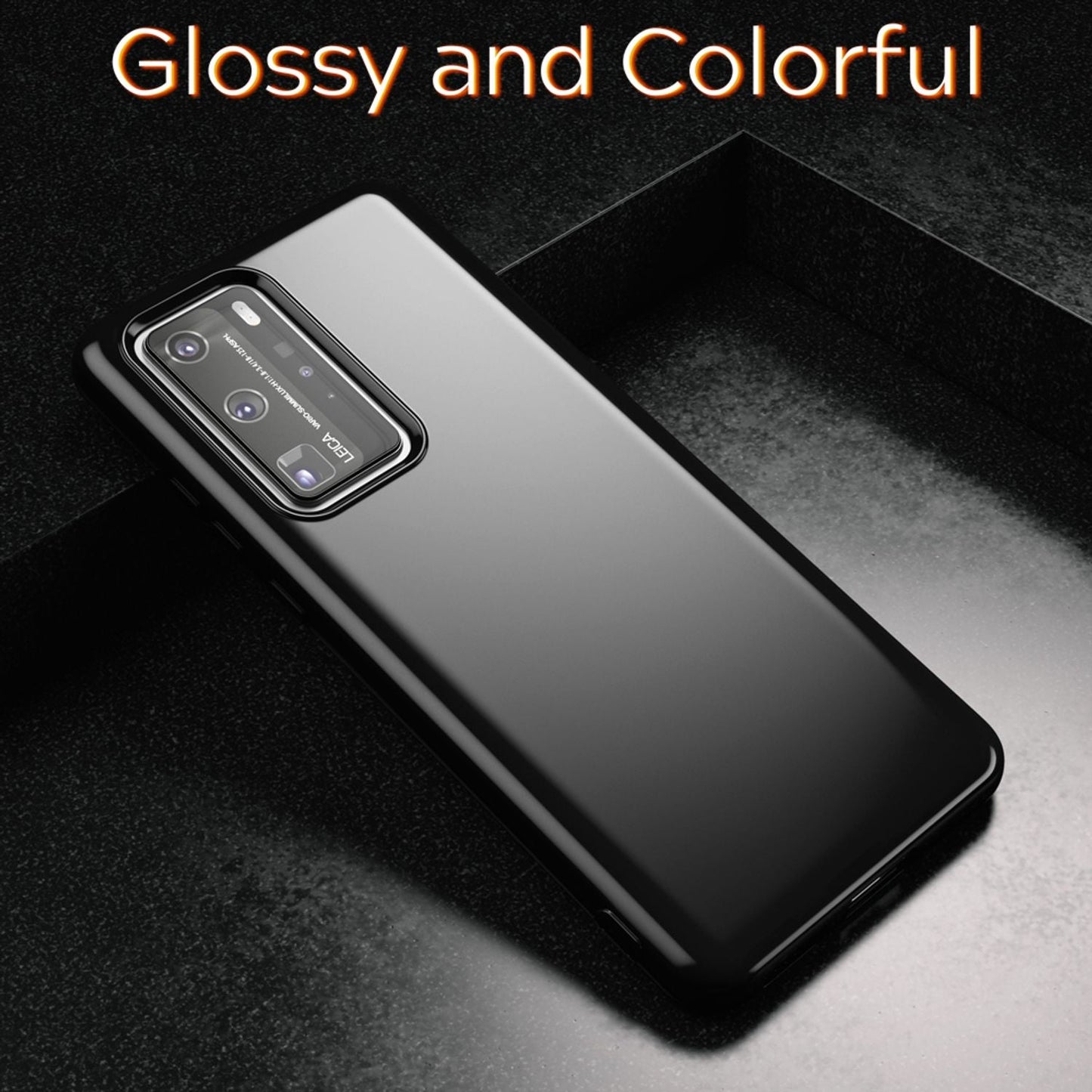 NALIA Phone Case for Huawei P40 Pro, Slim Silicone Protective Case Bumper Cover