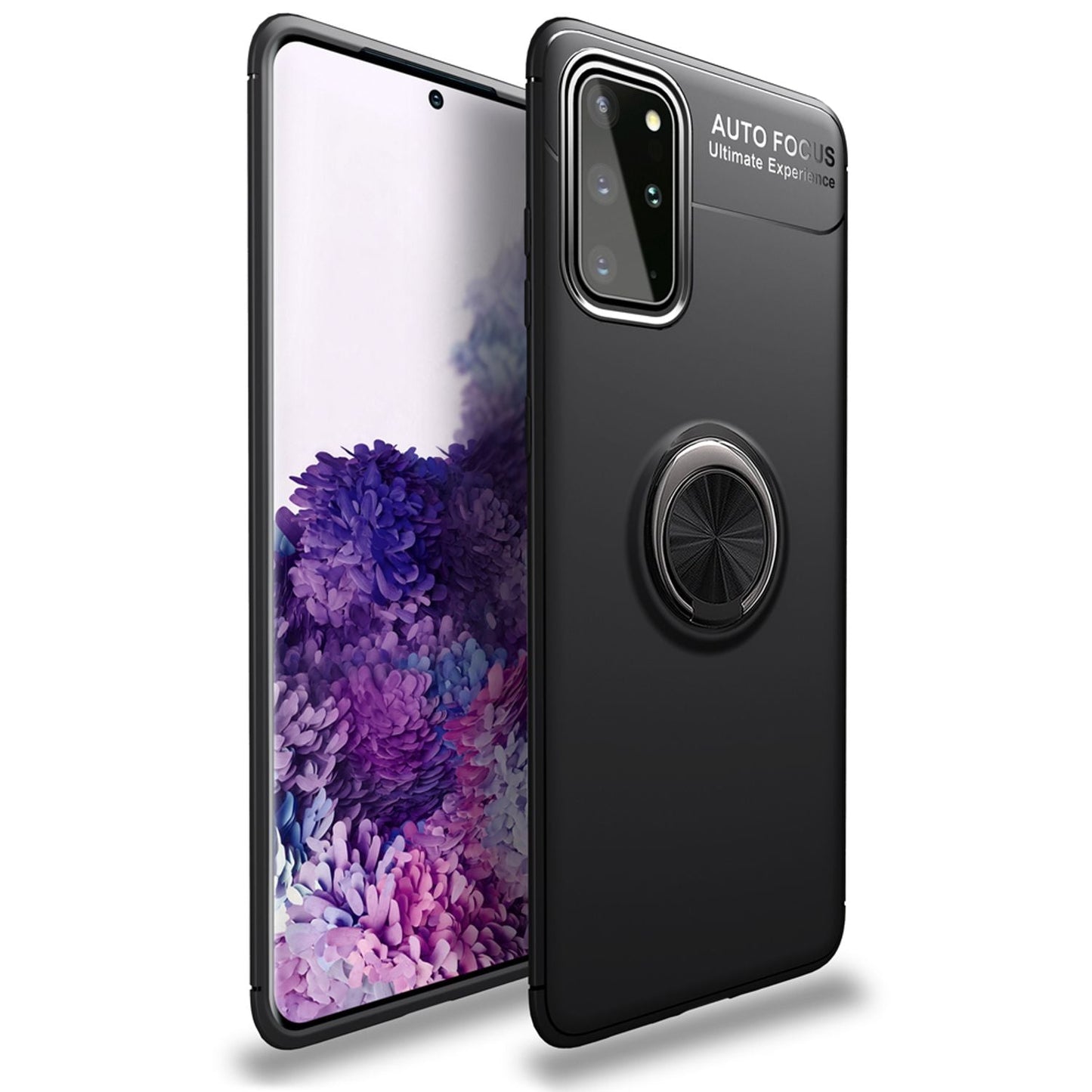 NALIA Ring Handy Hülle für Samsung Galaxy S20 Plus, Silikon Cover Case Halter