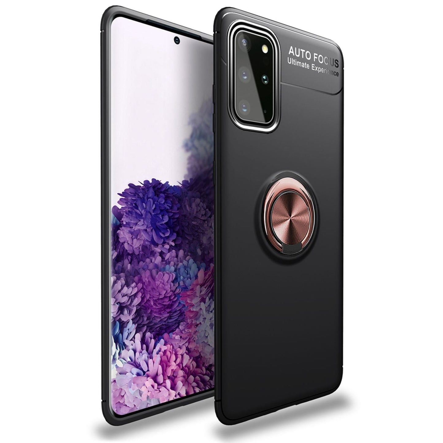 NALIA Ring Handy Hülle für Samsung Galaxy S20 Plus, Silikon Cover Case Halter