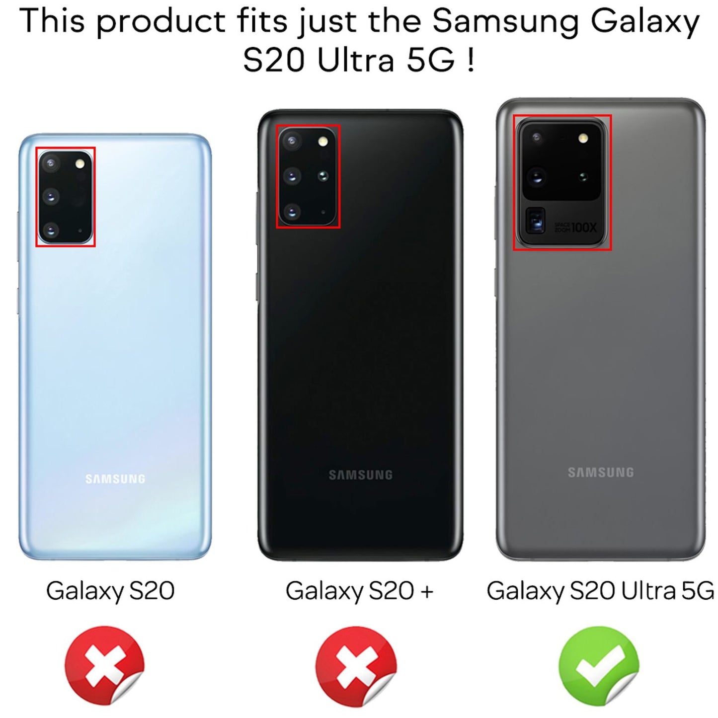 NALIA Ring símahulstur fyrir Samsung Galaxy S20 Ultra, sílikon hulstur