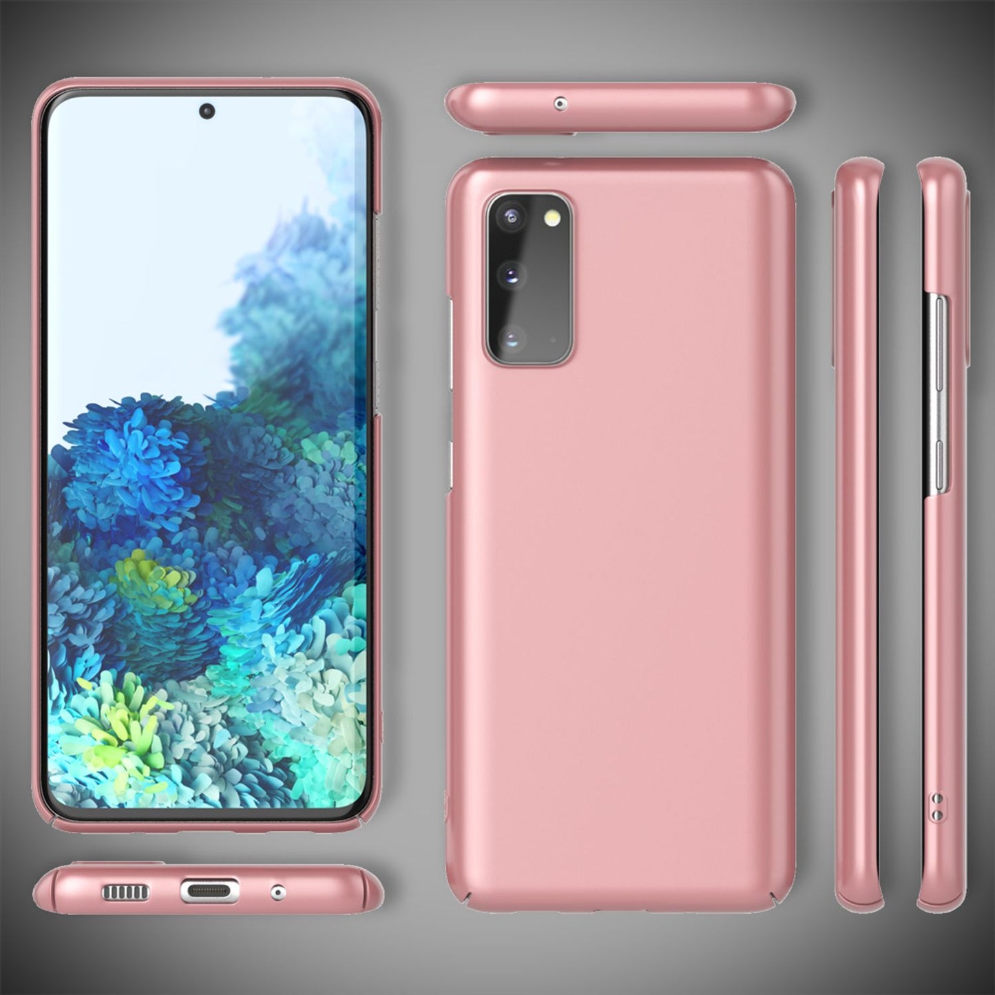 NALIA Hard Case for Samsung Galaxy S20, Slim Phone Case Cover Bumper Bag