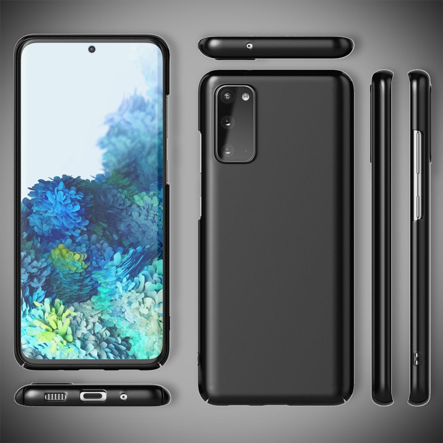 NALIA Hard Case for Samsung Galaxy S20, Slim Phone Case Cover Bumper Bag