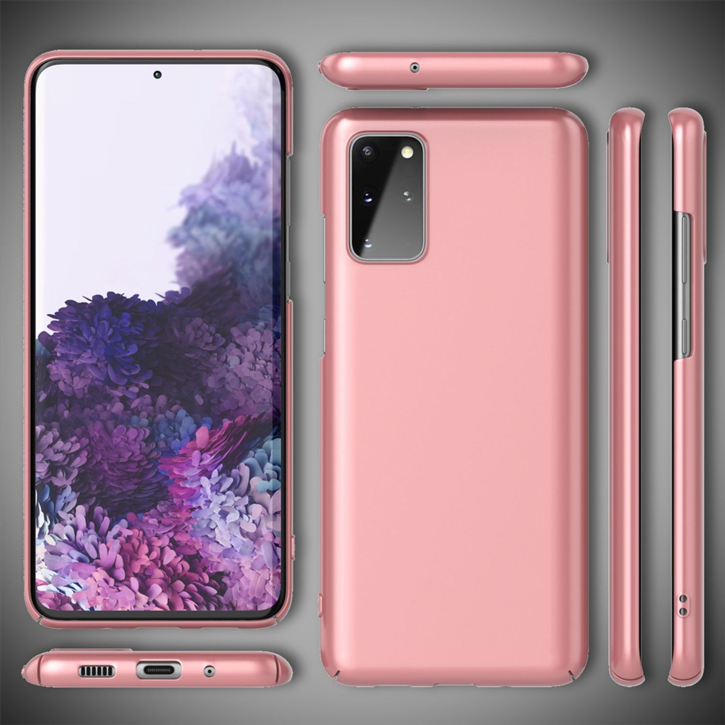 NALIA Hard Case für Samsung Galaxy S20 Plus, Dünne Handy Hülle Cover Bumper Etui