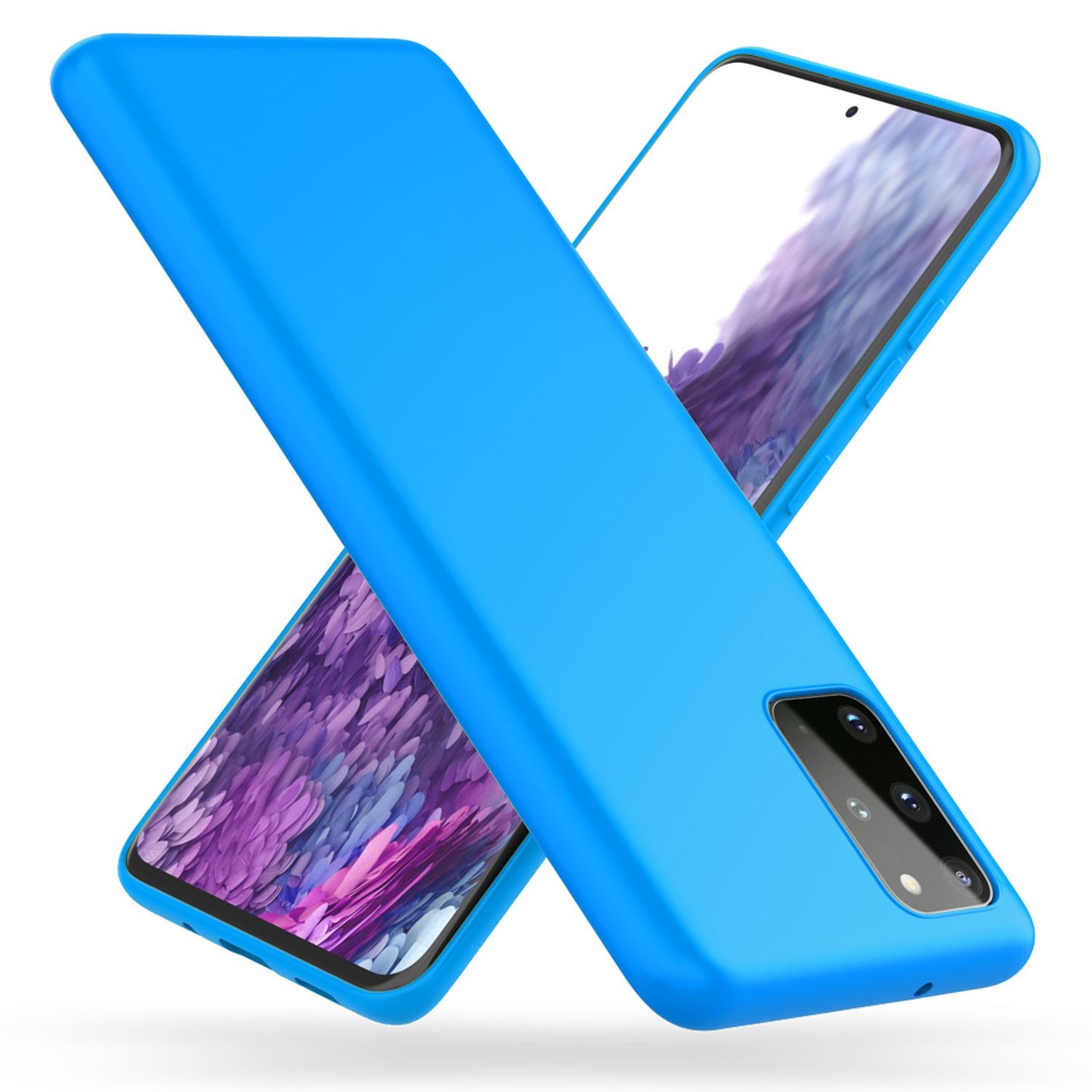 NALIA Neon símahulstur fyrir Samsung Galaxy S20 Plus, sílikonhulstur fyrir síma