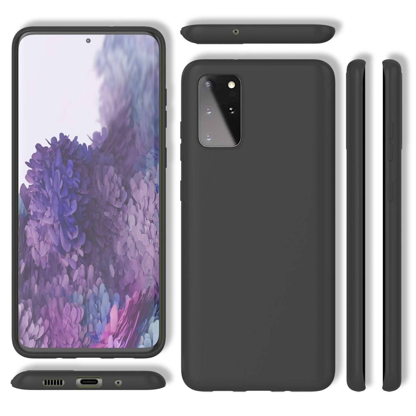 NALIA Neon símahulstur fyrir Samsung Galaxy S20 Plus, sílikonhulstur fyrir síma