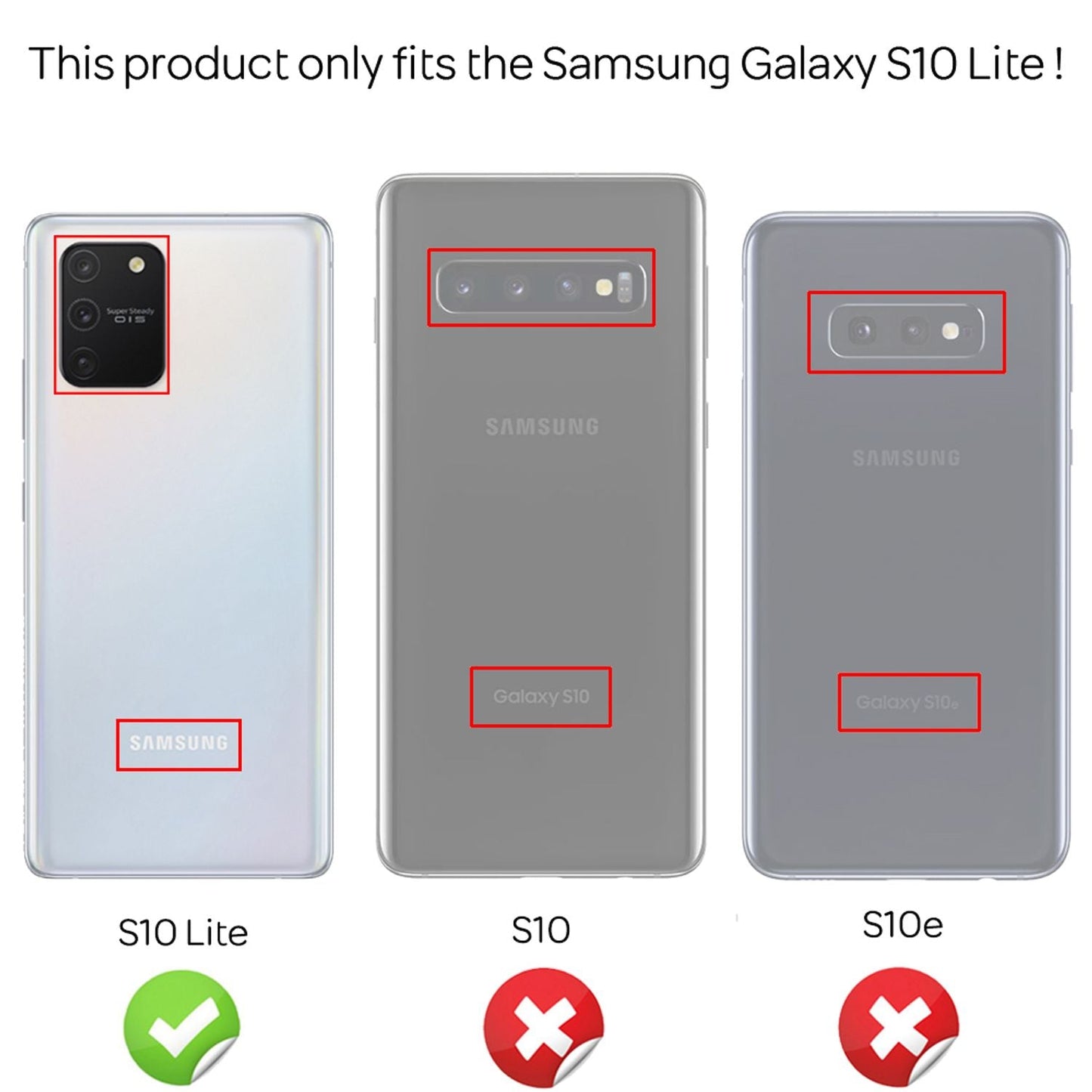 NALIA Glitrandi símahulstur fyrir Samsung Galaxy S10 Lite, Glitrandi sílikonhulstur