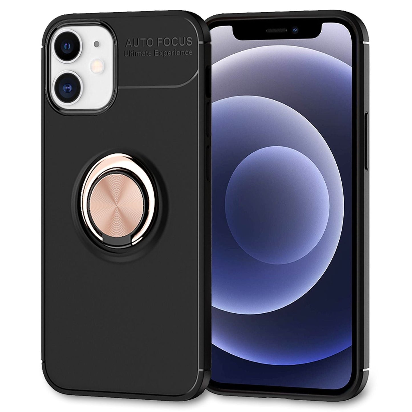 NALIA Ring Phone Case for iPhone 12 mini, Phone Cover Case Protective Bag Shell Pouch