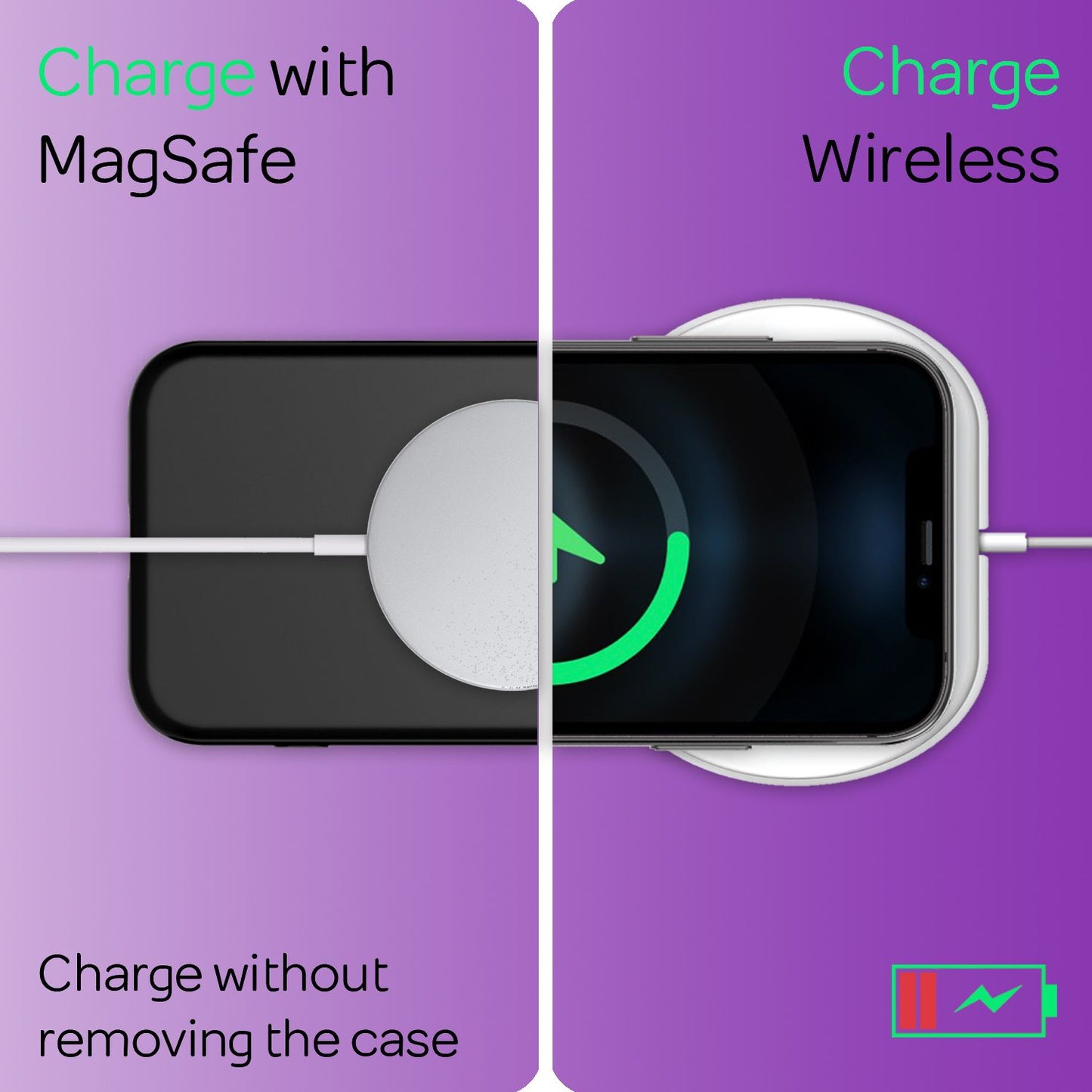NALIA hart hulstur fyrir iPhone 12/ iPhone 12 Pro, þunnt hulstur fyrir farsíma