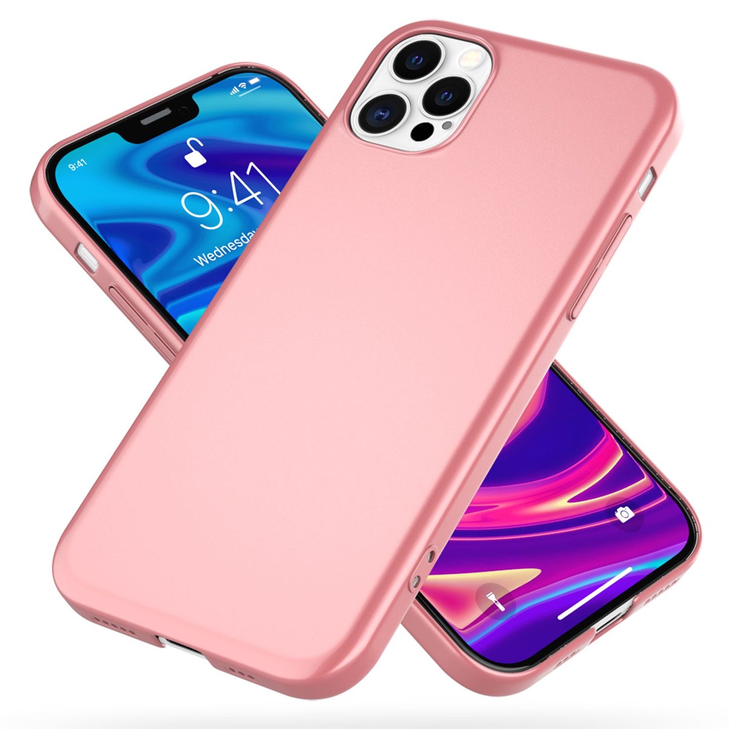 NALIA Hard Case for iPhone 12 Pro Max, Slim Cover Phone Case Protective Bag Pouch