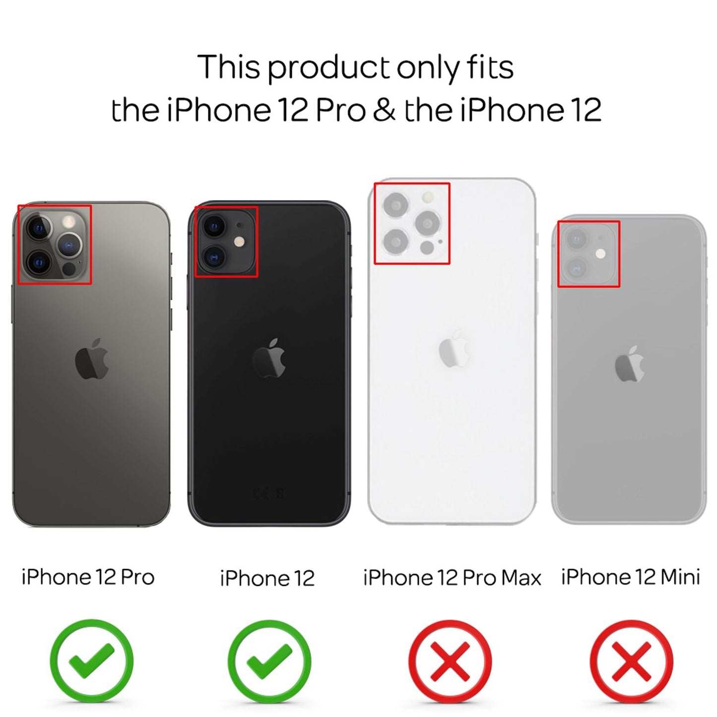 NALIA símahulstur með keðju fyrir iPhone 12/ iPhone 12 Pro, hart hlífðarhulstur