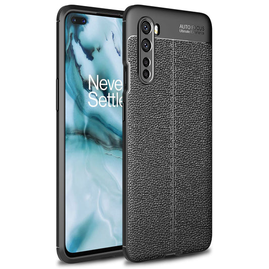 NALIA Design símahulstur fyrir OnePlus Nord, leðurlíkt símahulstur með stuðara