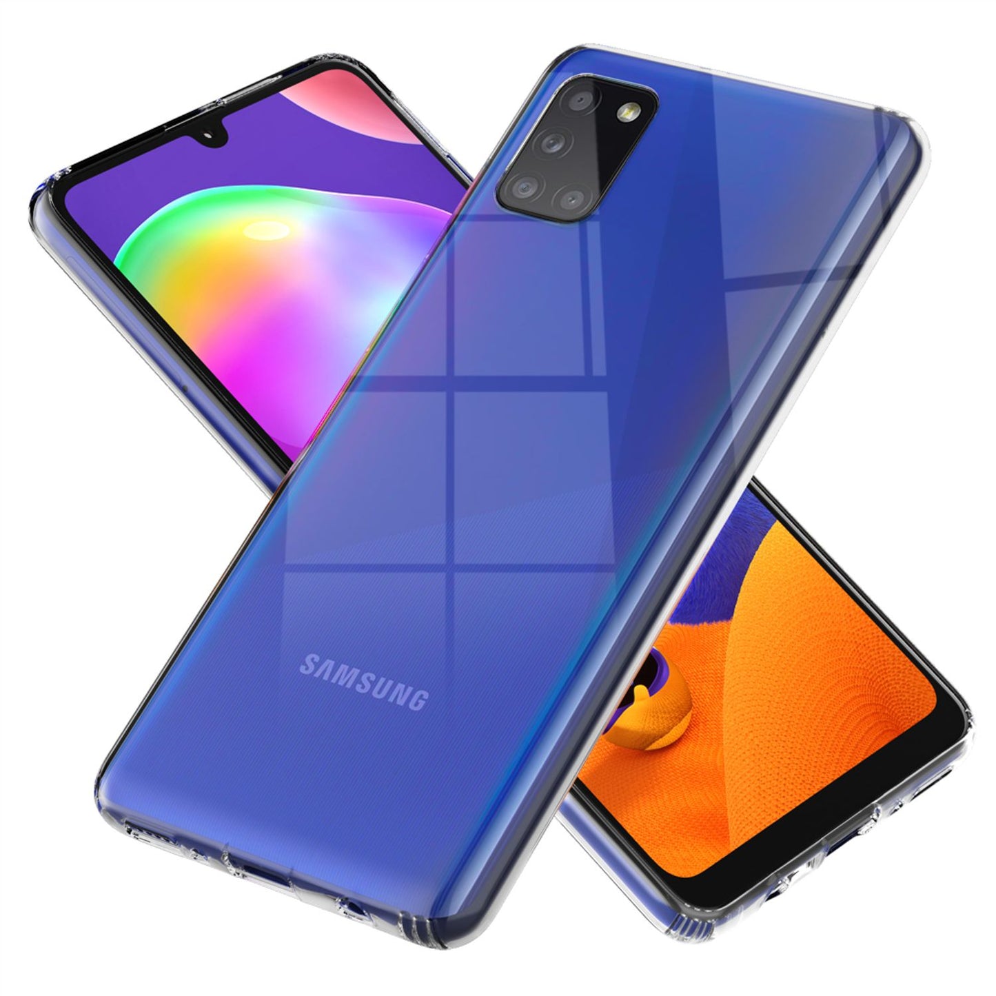 NALIA Clear Phone Case for Samsung Galaxy A31, Clear Case Cover Protective Bag