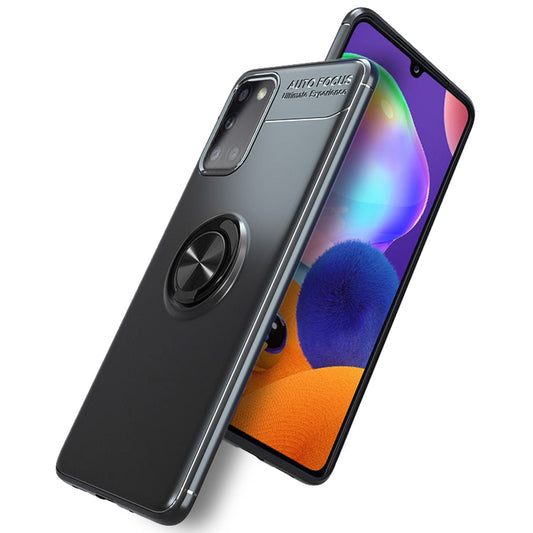 NALIA Ring Phone Case for Samsung Galaxy A31, Protective Case Bag Bumper