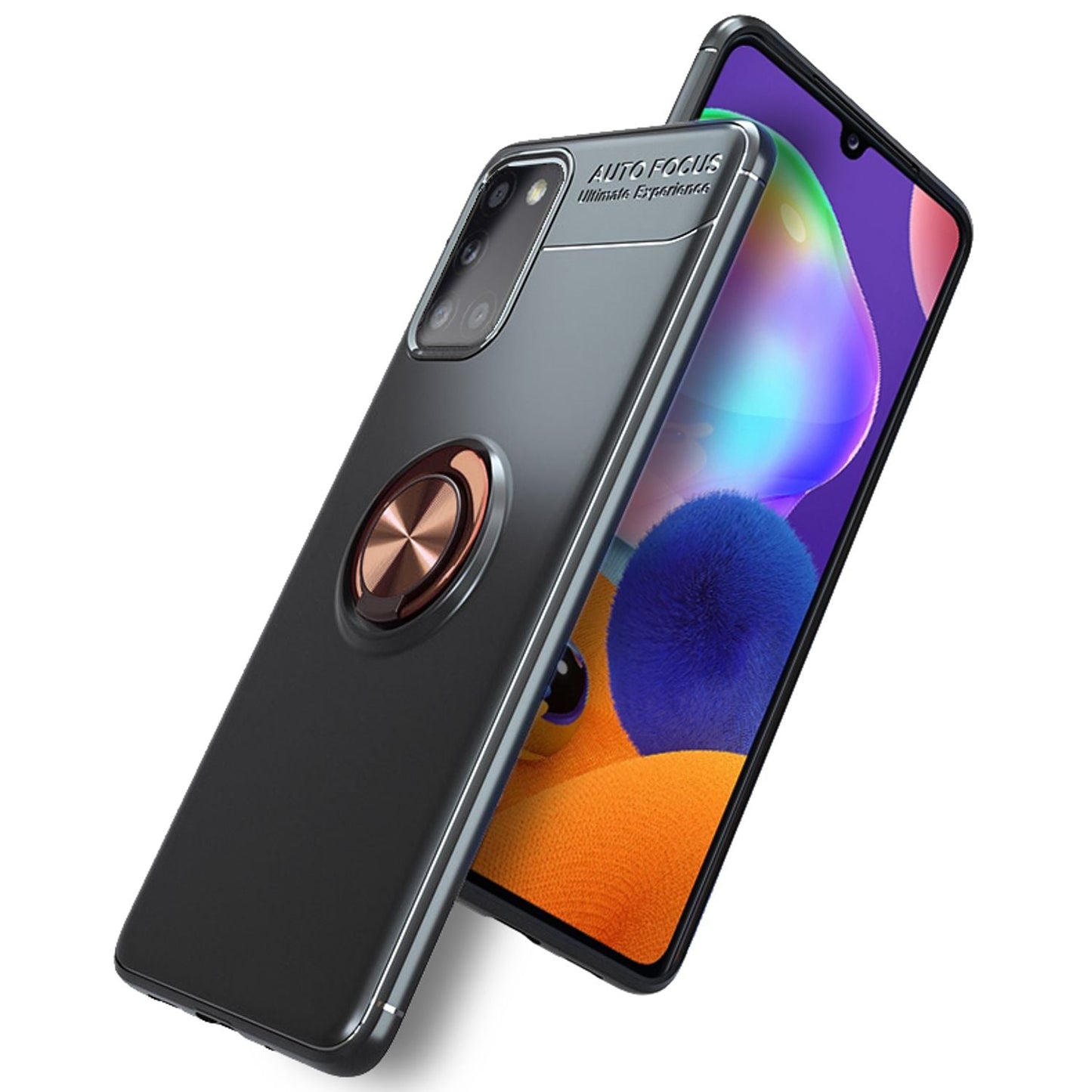 NALIA Ring Phone Case for Samsung Galaxy A31, Protective Case Bag Bumper