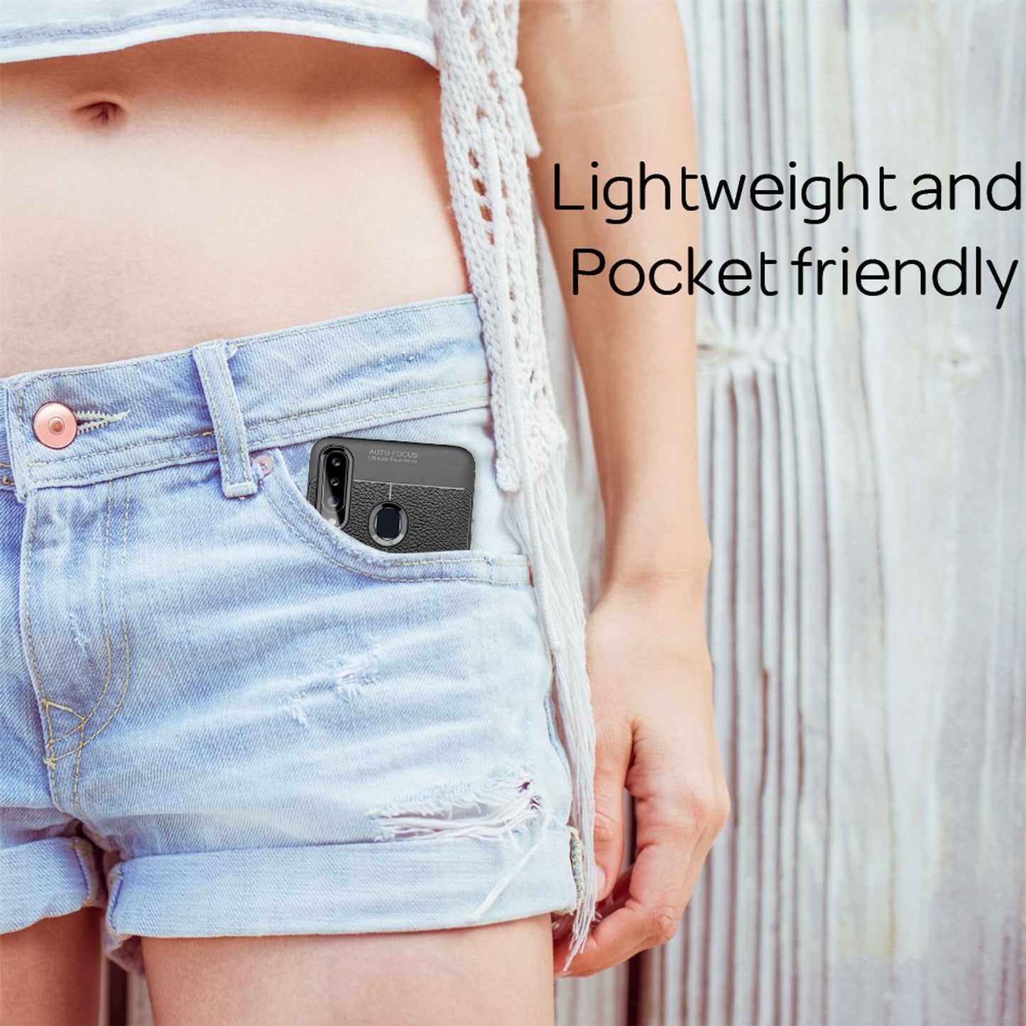 NALIA Design símahulstur fyrir Samsung Galaxy A20s, leðurlíkt hulstur