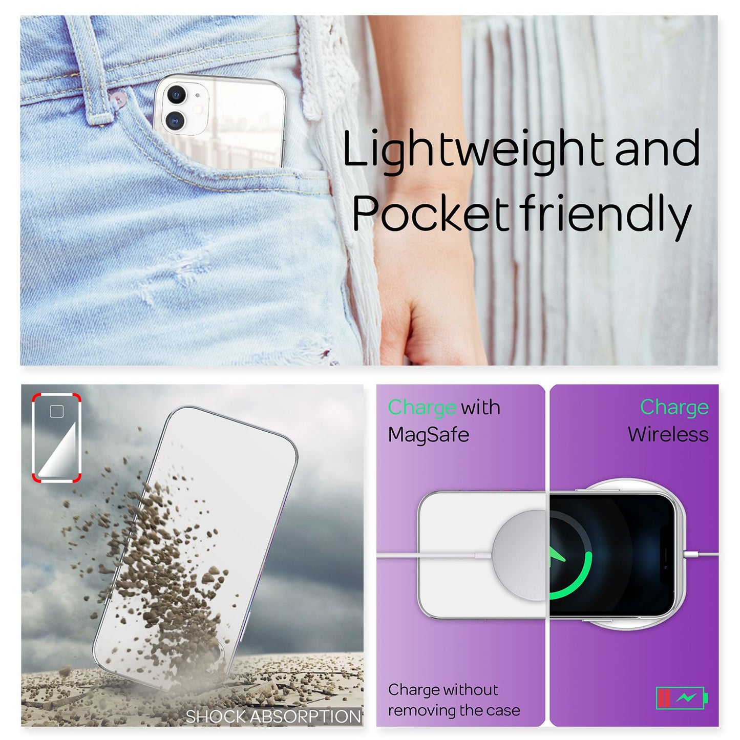 NALIA Spiegel Hart Glas Hülle für  iPhone 12 Mini, Mirror Schutz Case Bumper