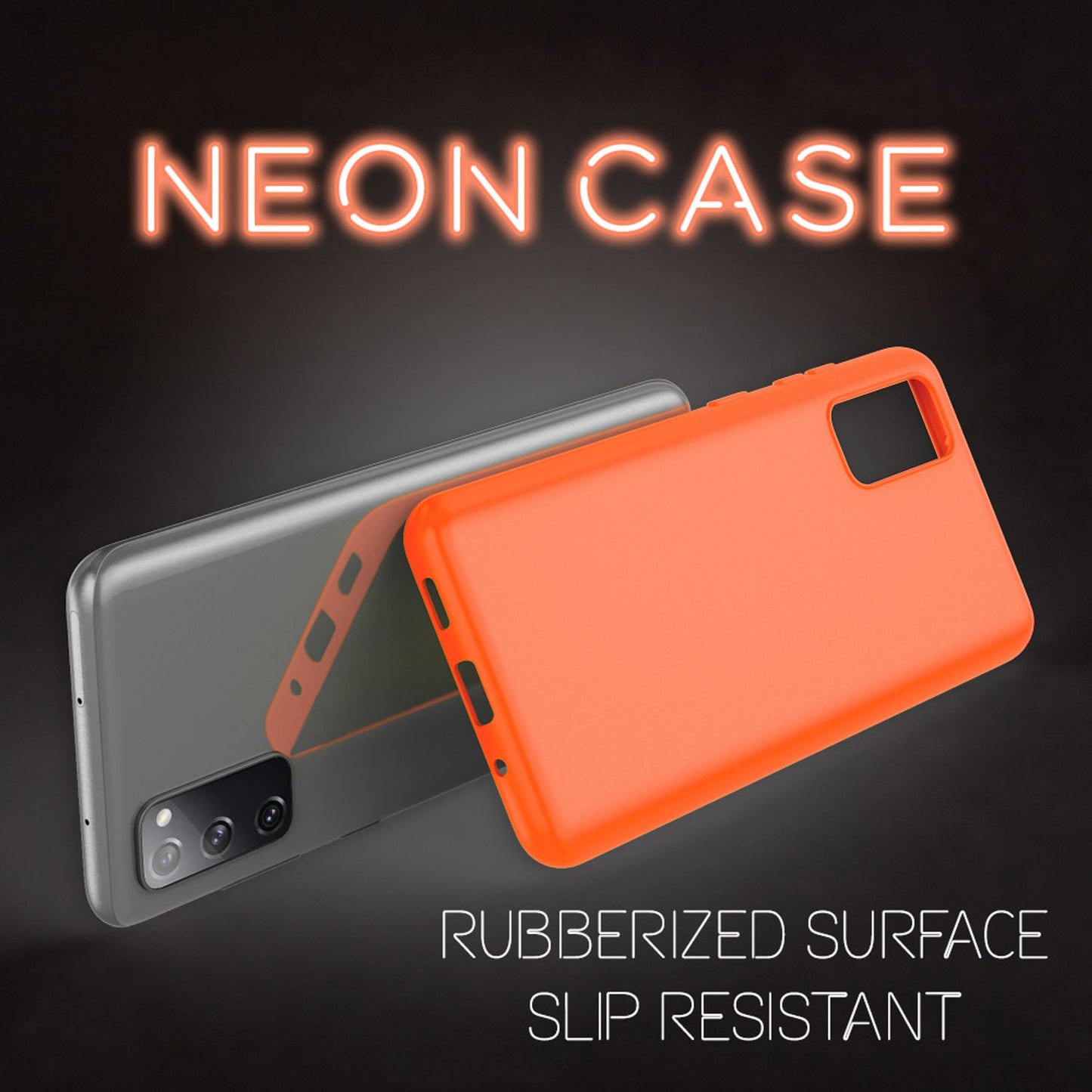 NALIA Neon Case for Samsung Galaxy S20 FE, Slim Phone Case Protective Cover