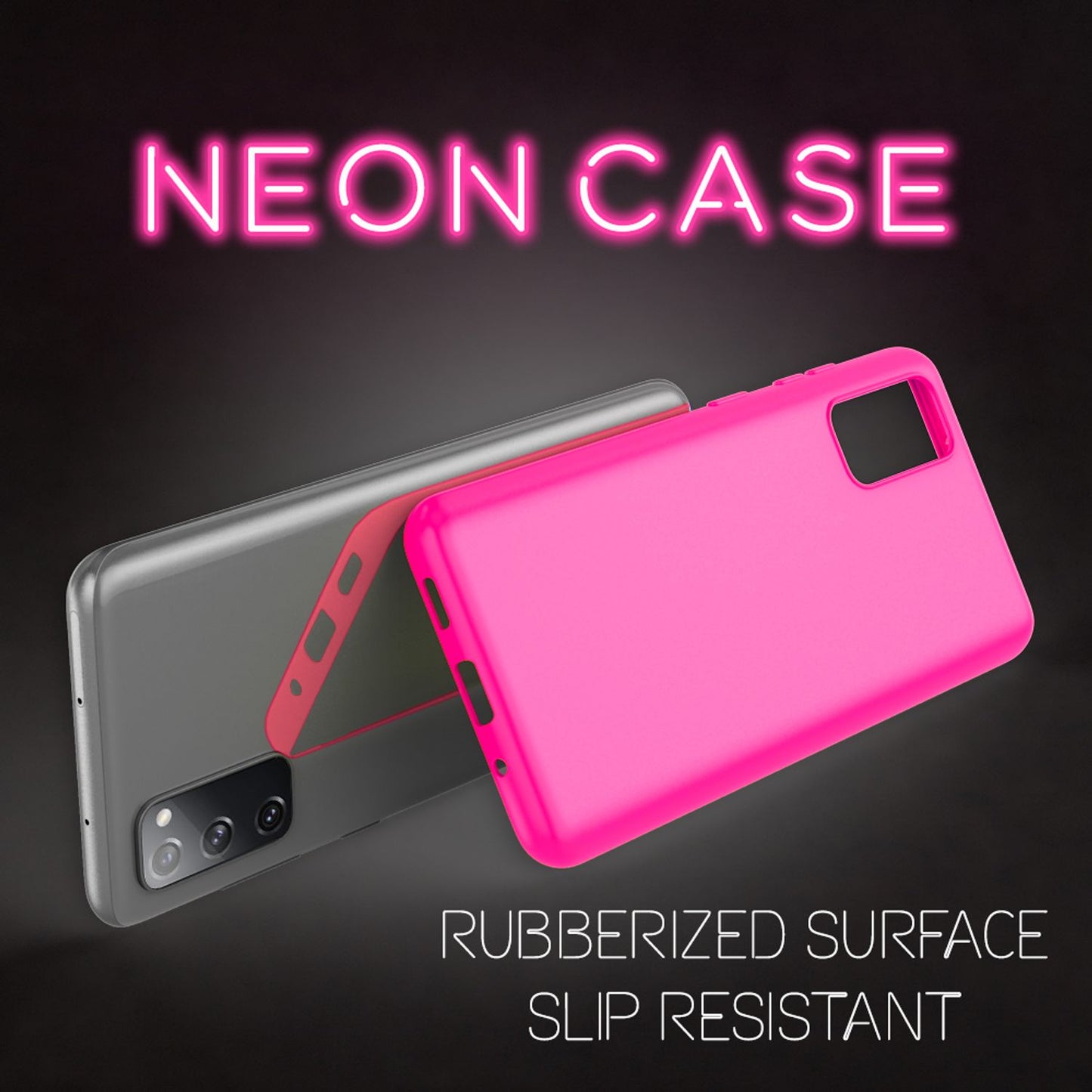 NALIA Neon Case for Samsung Galaxy S20 FE, Slim Phone Case Protective Cover