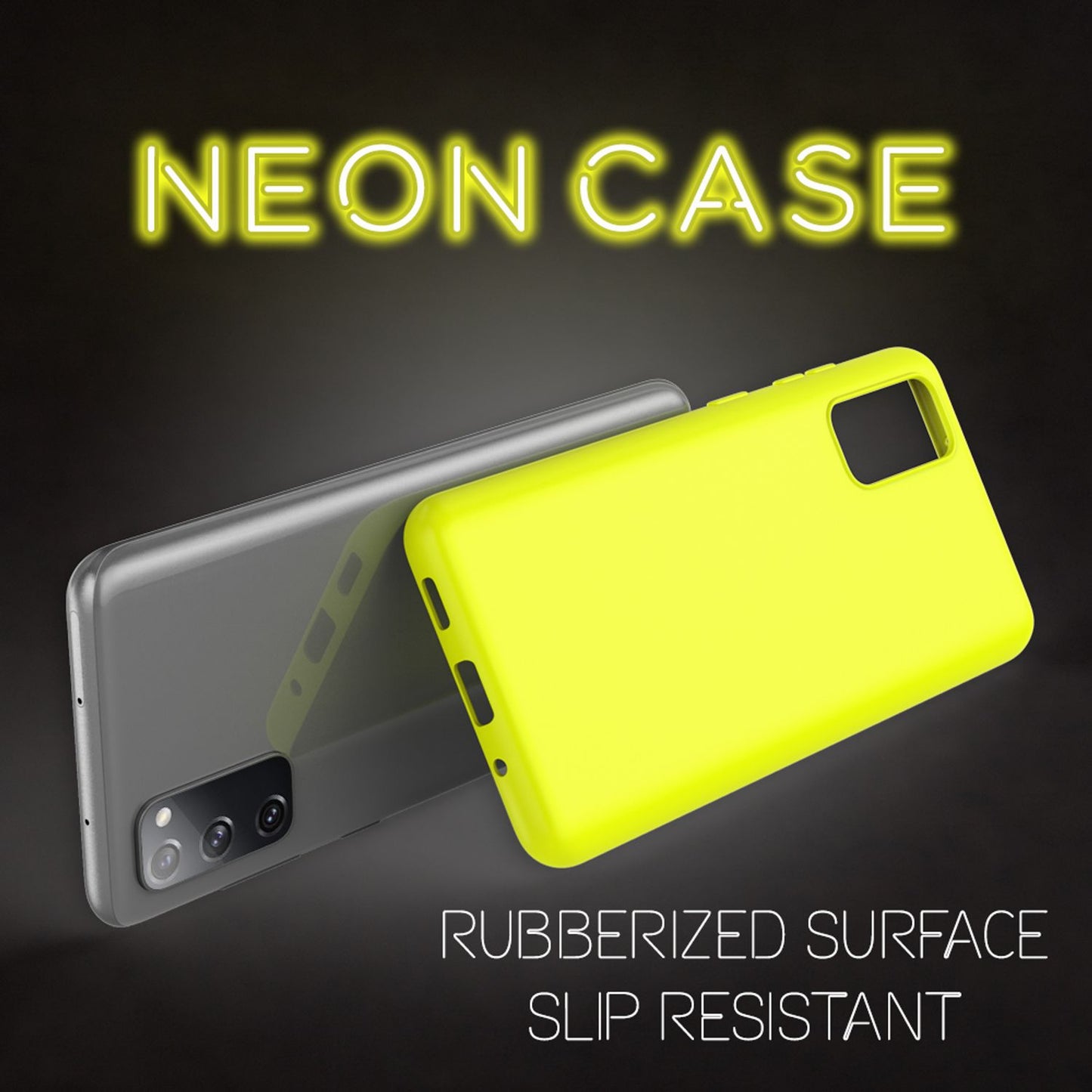 NALIA Neon Case for Samsung Galaxy S20 FE, Slim Phone Case Protective Cover